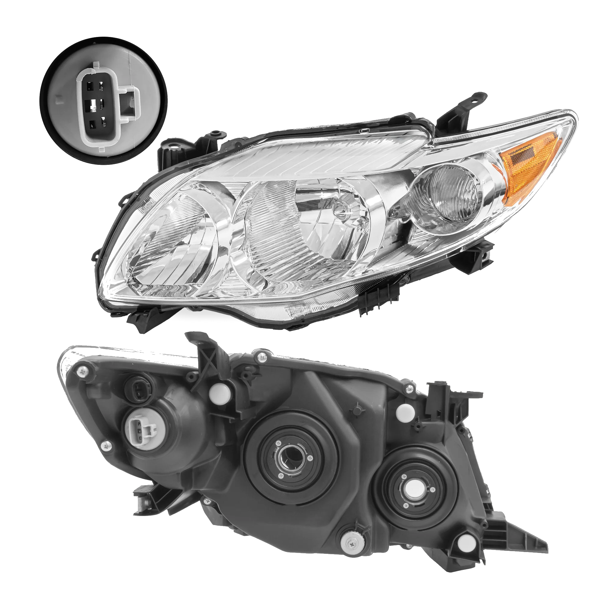 Faro Izquierdo Toyota Corolla 2009–2010