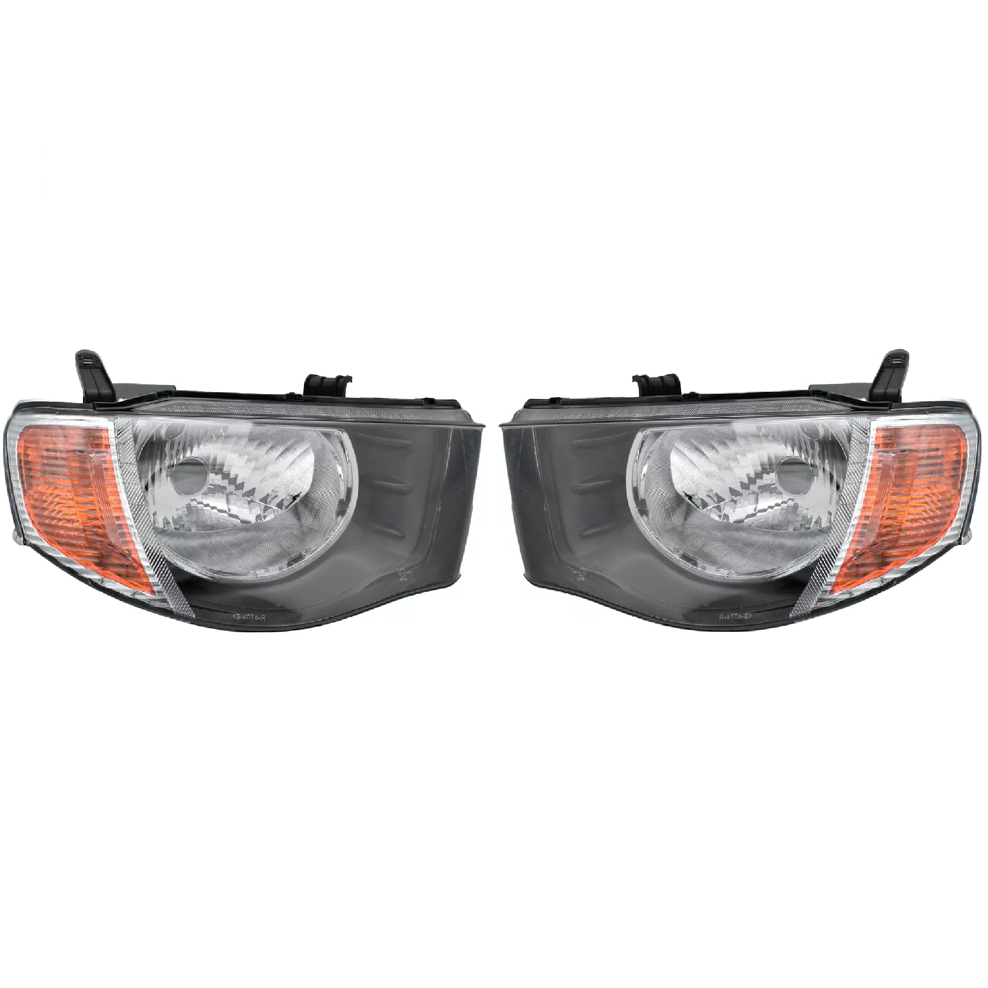 Par Faros Mitsubishi L200 2008–2015 cuarto ambar