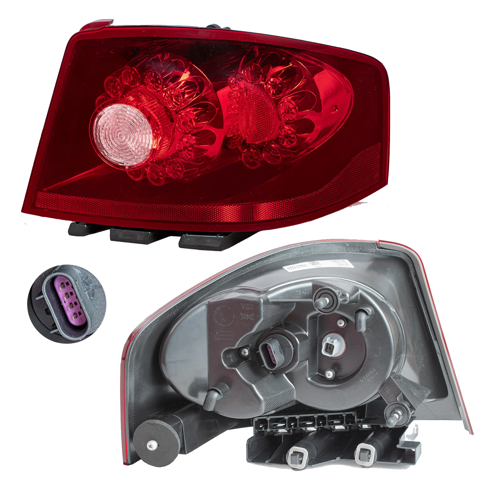 Calavera Dodge Avenger 2012-2014 Con focos Derecho