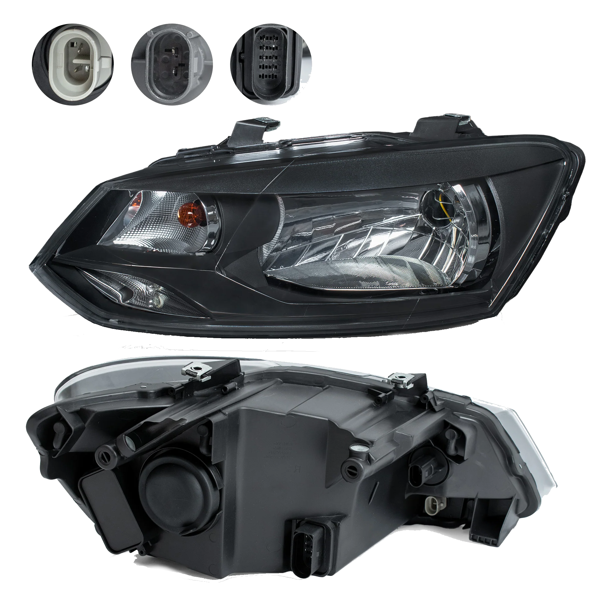 Faro Izquierdo Volkswagen Vento 2014–2015/Polo 2015–2016 Electrico Para 1 Foco