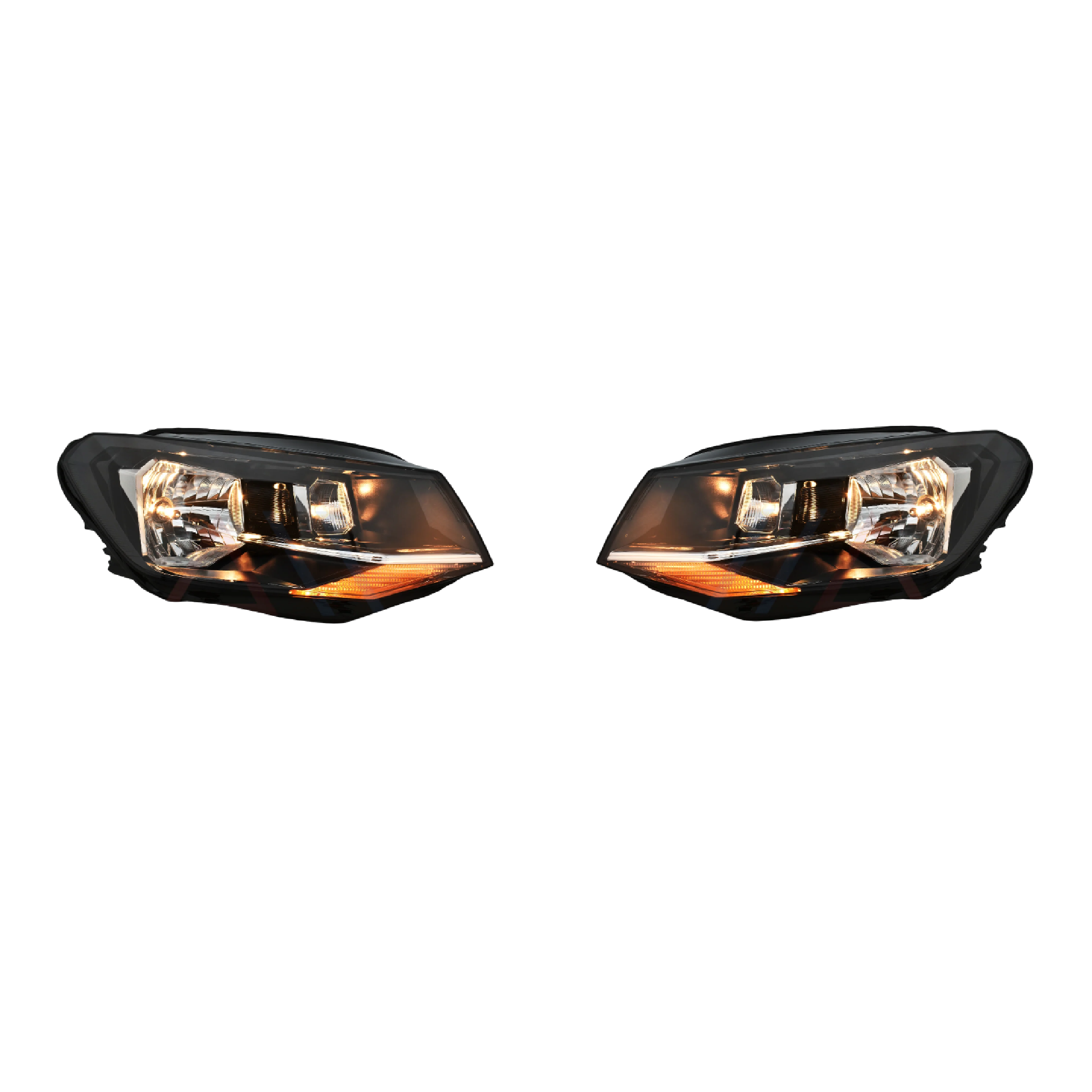 Par Faros Volkswagen Caddy 2014–2015 Con foco