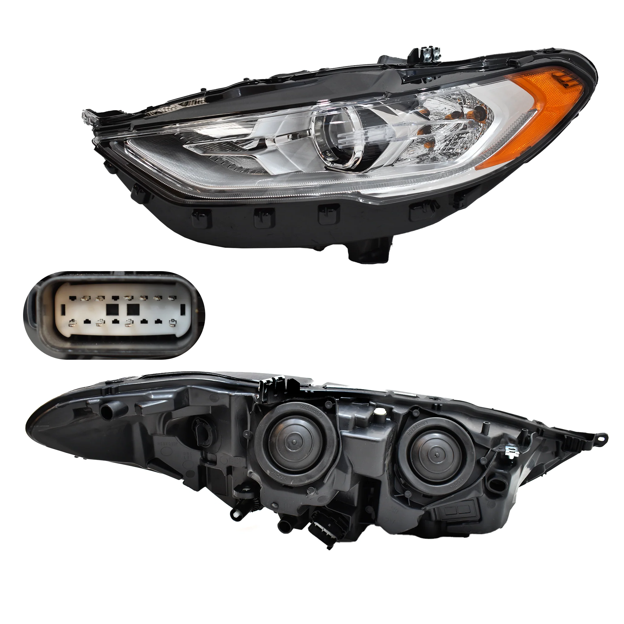 Faro Izquierdo Ford Fusion 2017–2018 Con foco halogeno Con luz de dia