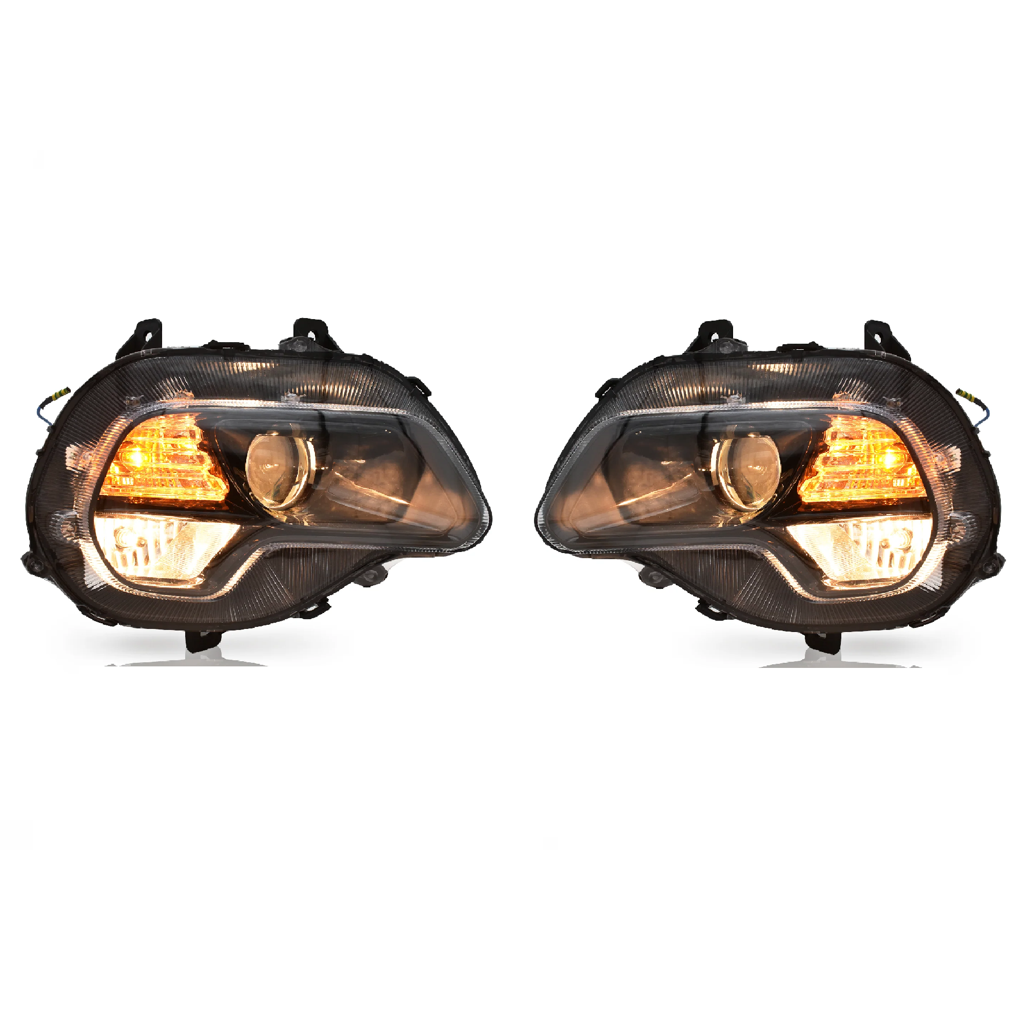 Par Faros Chevrolet Groove 2021–2025 lupa Con foco