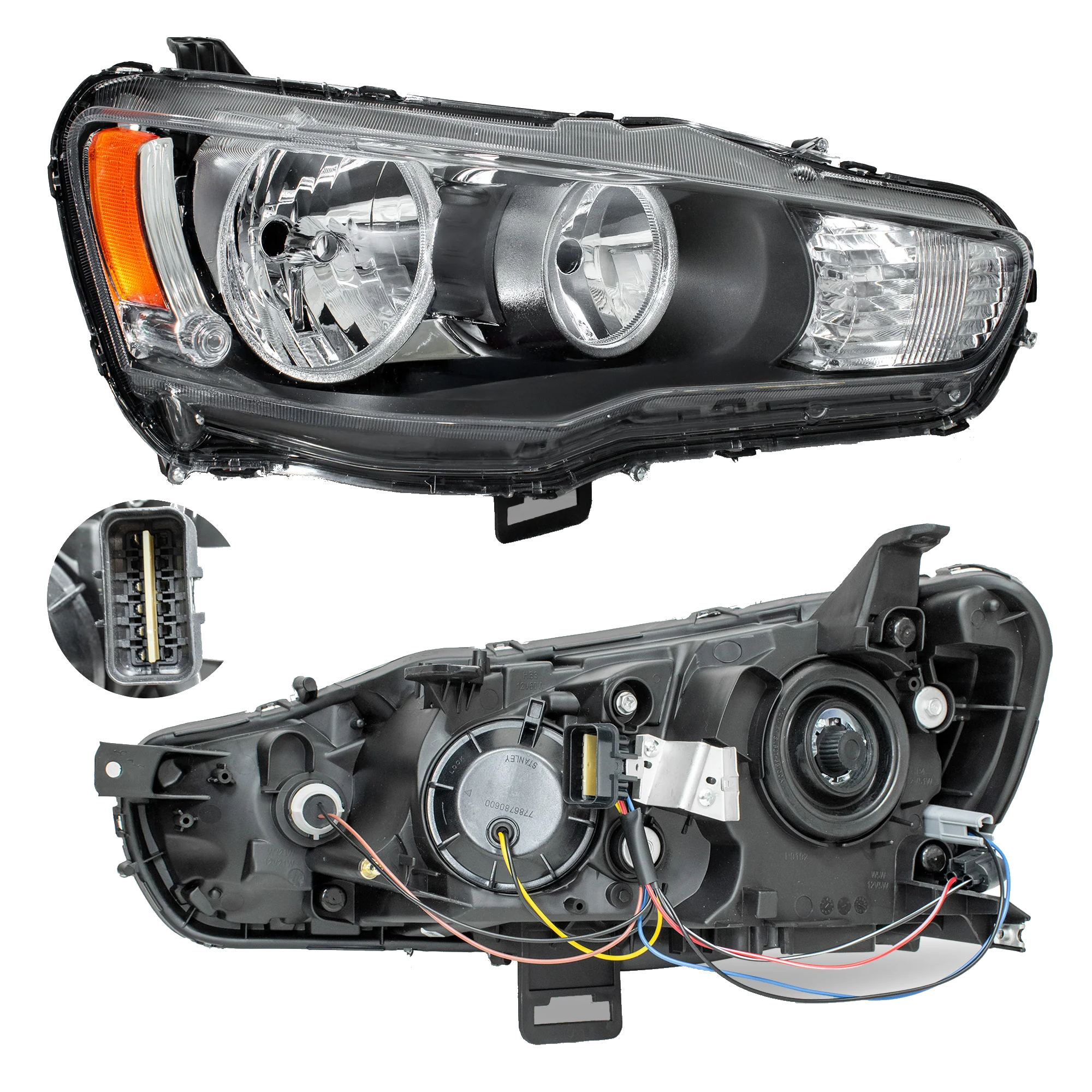 Faro Derecho Mitsubishi Lancer 2008–2015