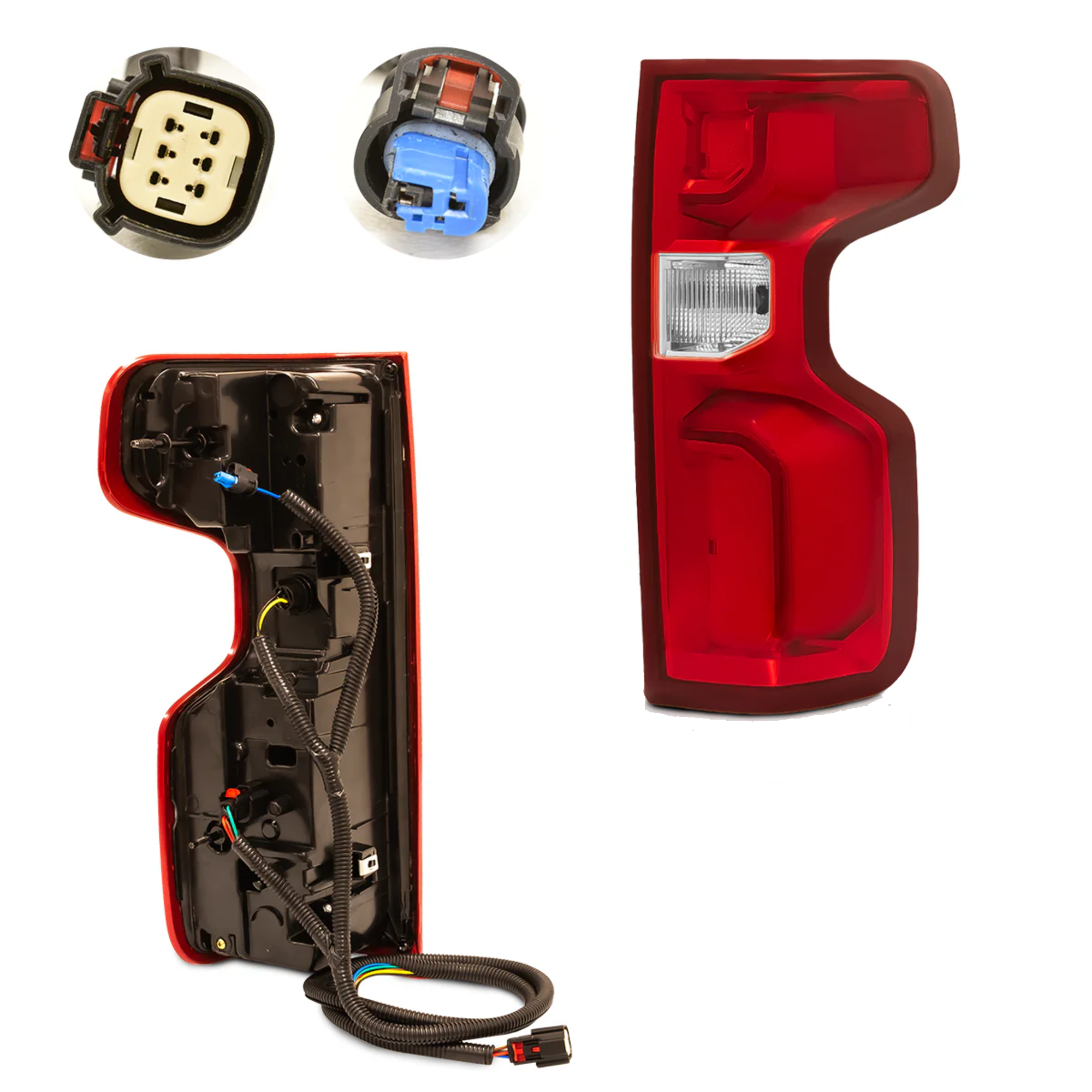Calavera Chevrolet Cheyenne 2019-2022 LED Derecho