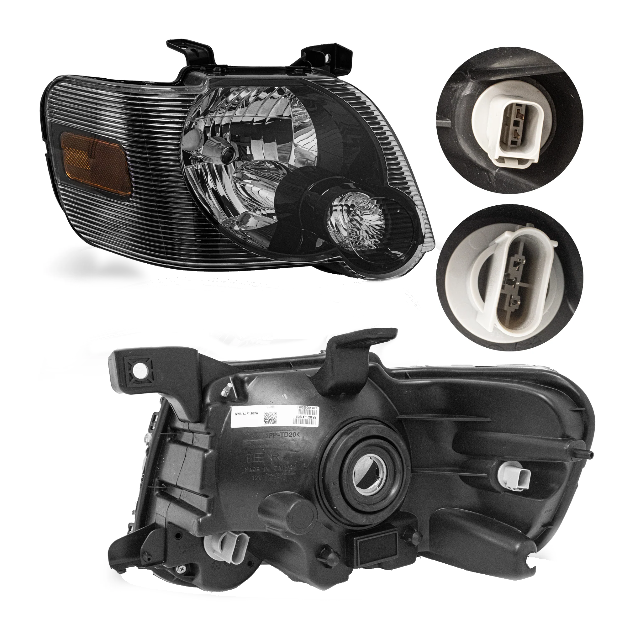 Faro Derecho Ford Explorer 2006–2010 Fondo Negro