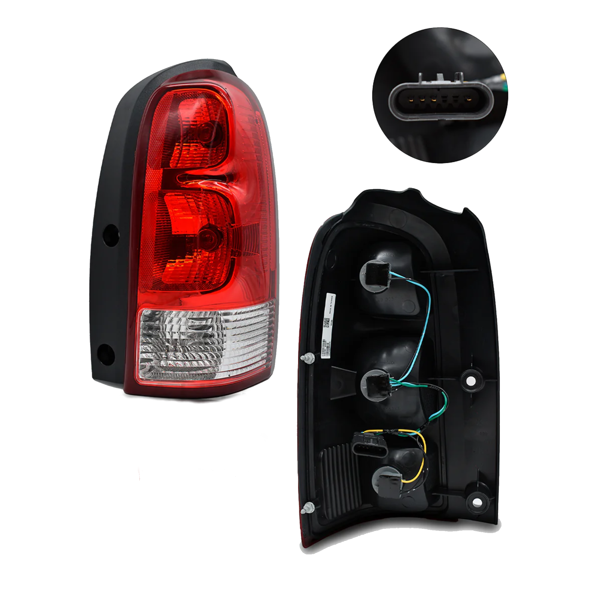 Calavera Chevrolet Uplander 2005-2009 Con Focos Con Arnés Derecho