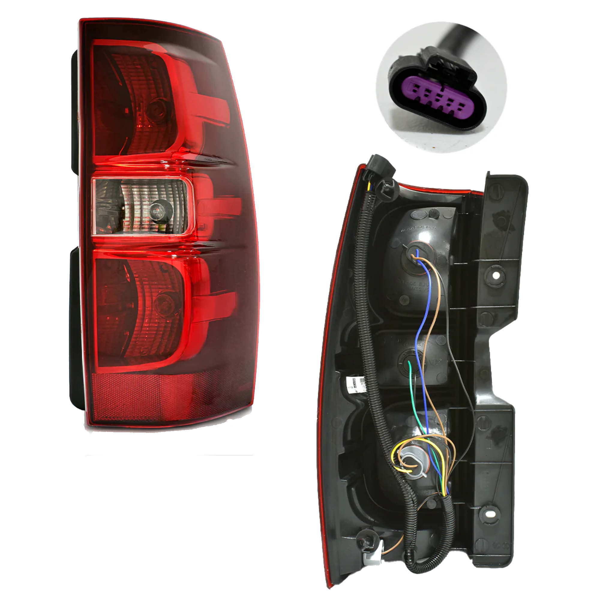 Calavera Chevrolet Suburban/Tahoe 2007-2014 Con focos Derecho