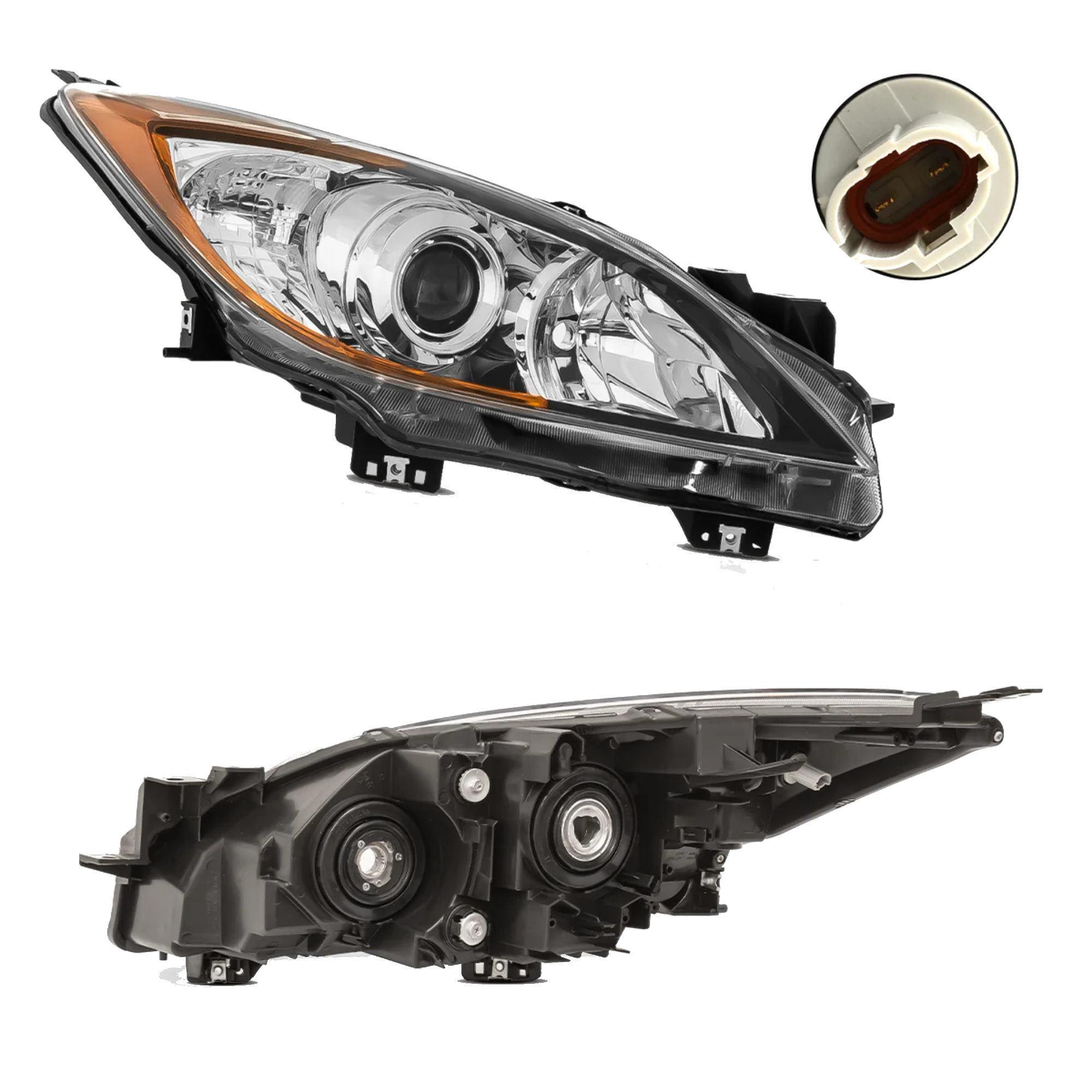 Faro Derecho Mazda MZ 3 2010–2013