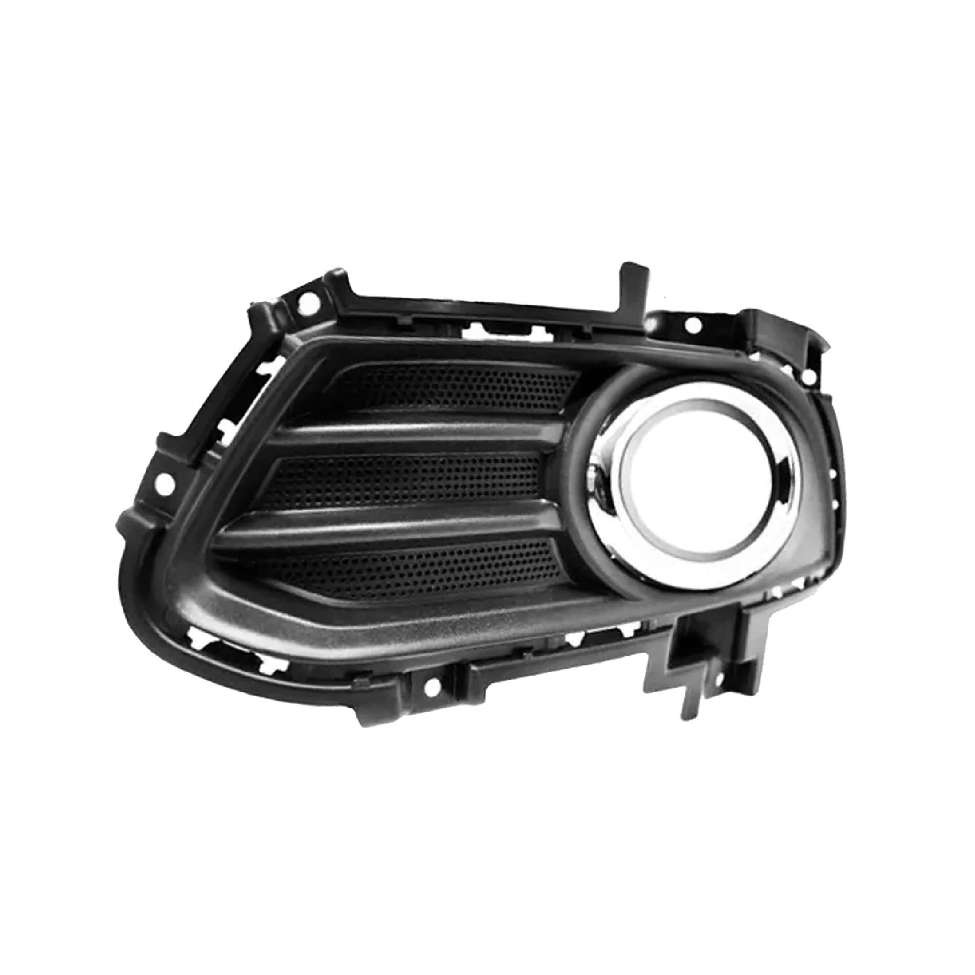 Rejilla Ford Fusion 2013-2016 Para Faro Niebla Con Moldura Cromada Izquierda