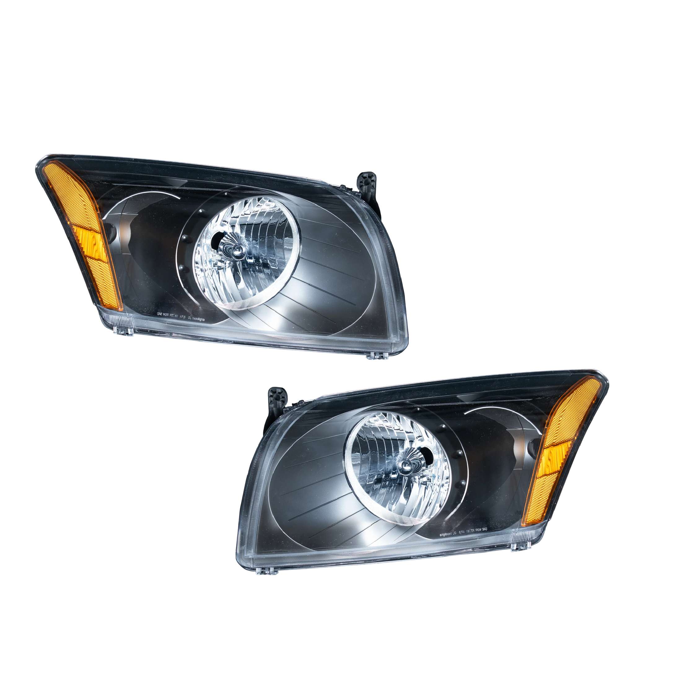 Par faros Dodge Caliber 2007–2012 Negros