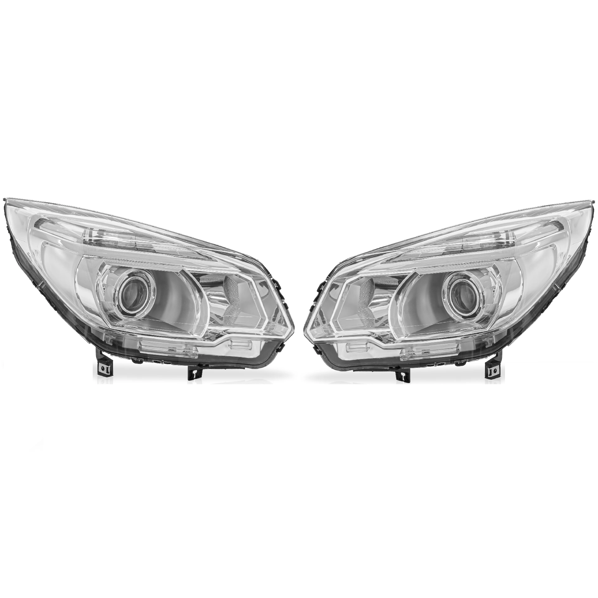 Par Faros Chevrolet Colorado S-10 2013–2015 Con lupa