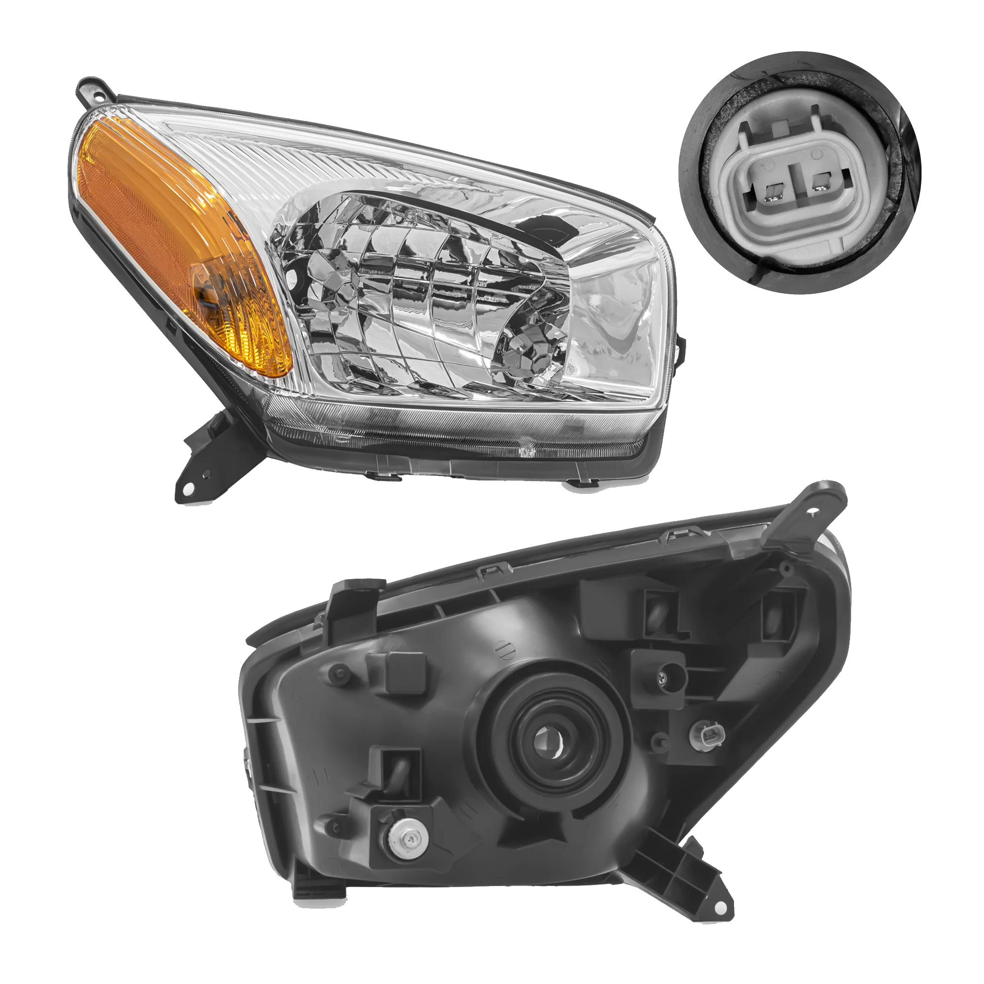 Faro Derecho Toyota Rav4 2001–2003