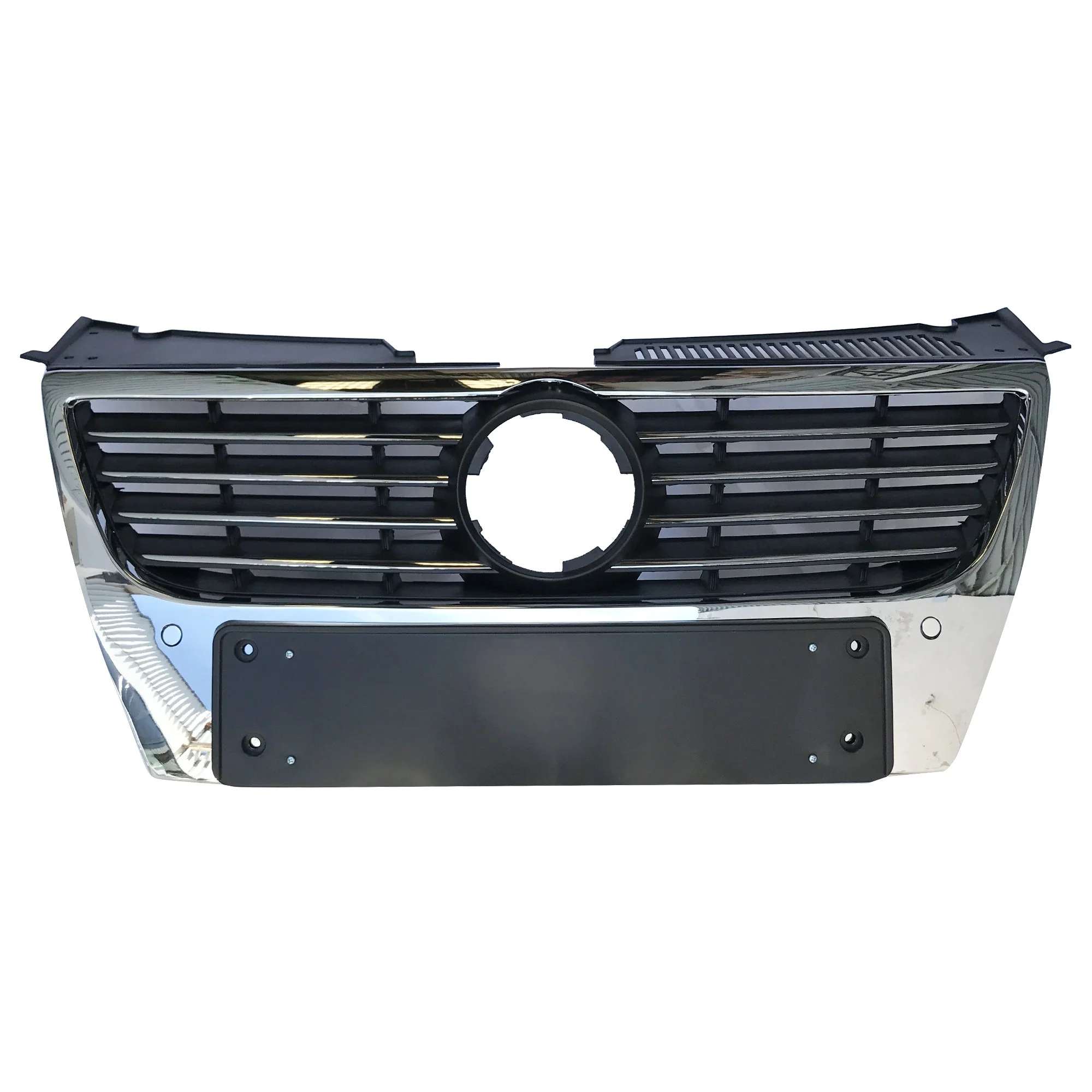 Parrilla Volkswagen Passat 2006-2011 Para Sensor Cromada