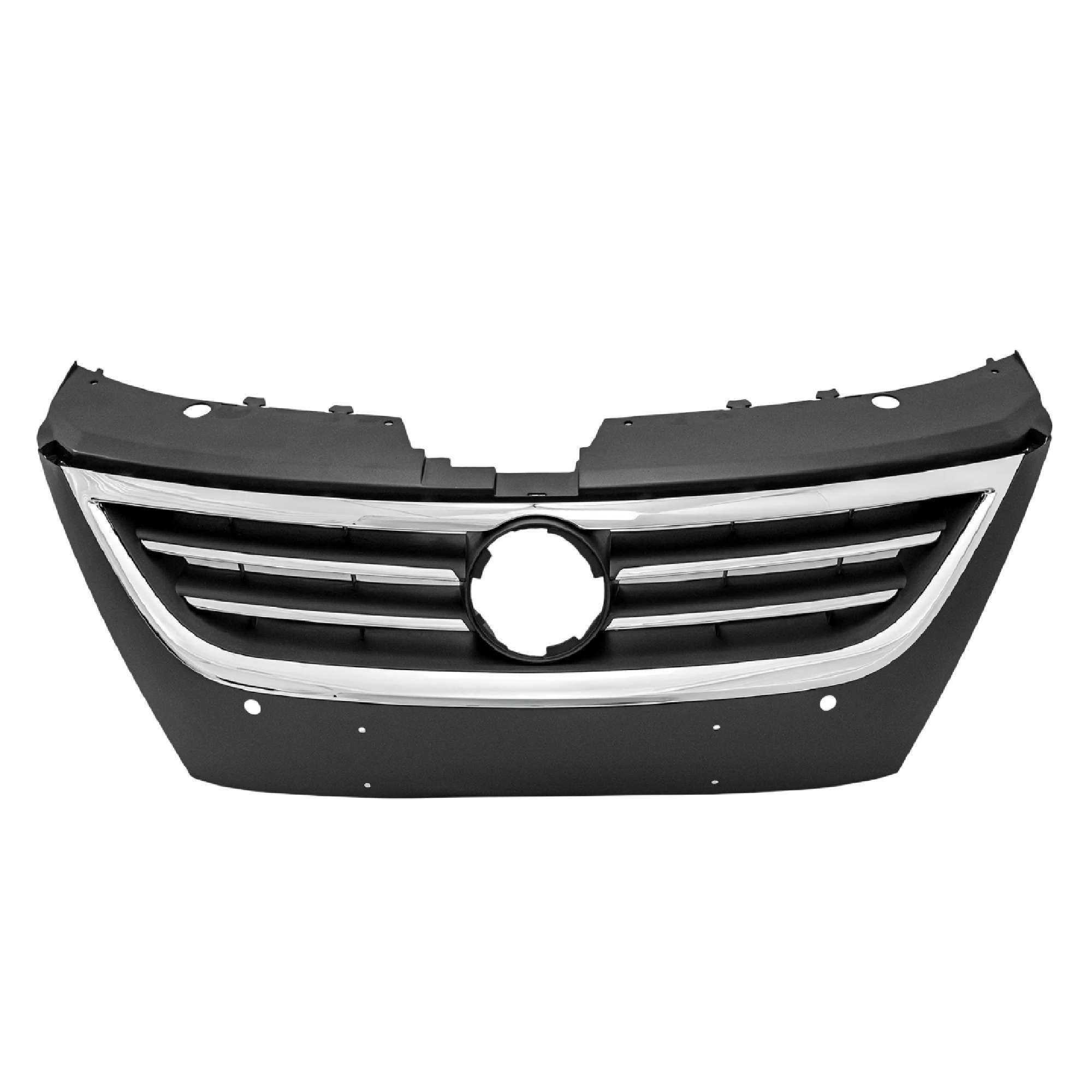 Parrilla Volkswagen Passat 2009-2012 Cc Para Sensor Cromada