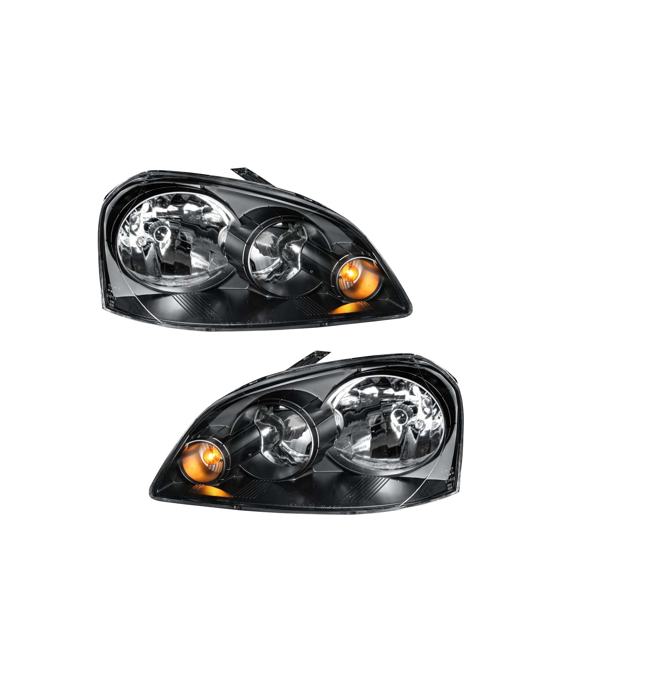 Par faros Chevrolet Optra 2006–2010 Negros