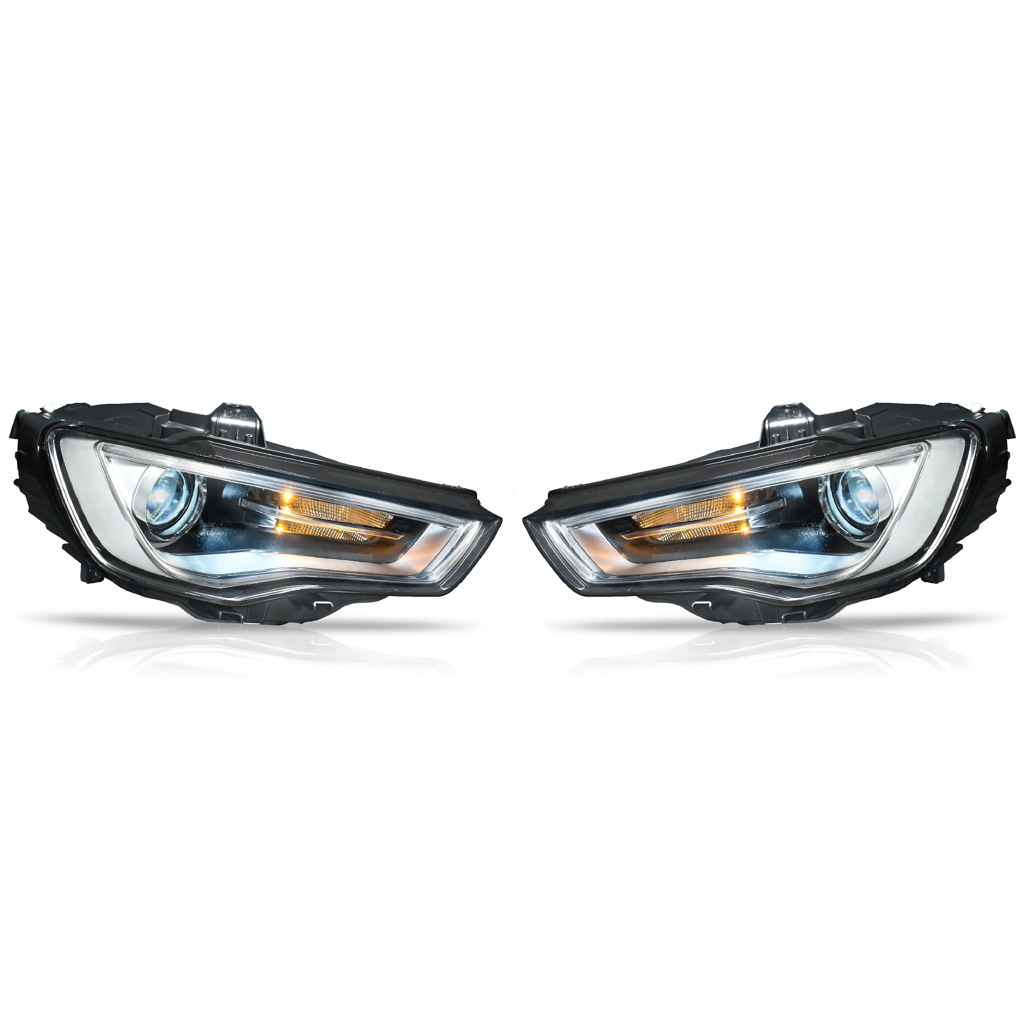 Par Faros Audi A3 2013–2016 Con foco xenon Con balastra