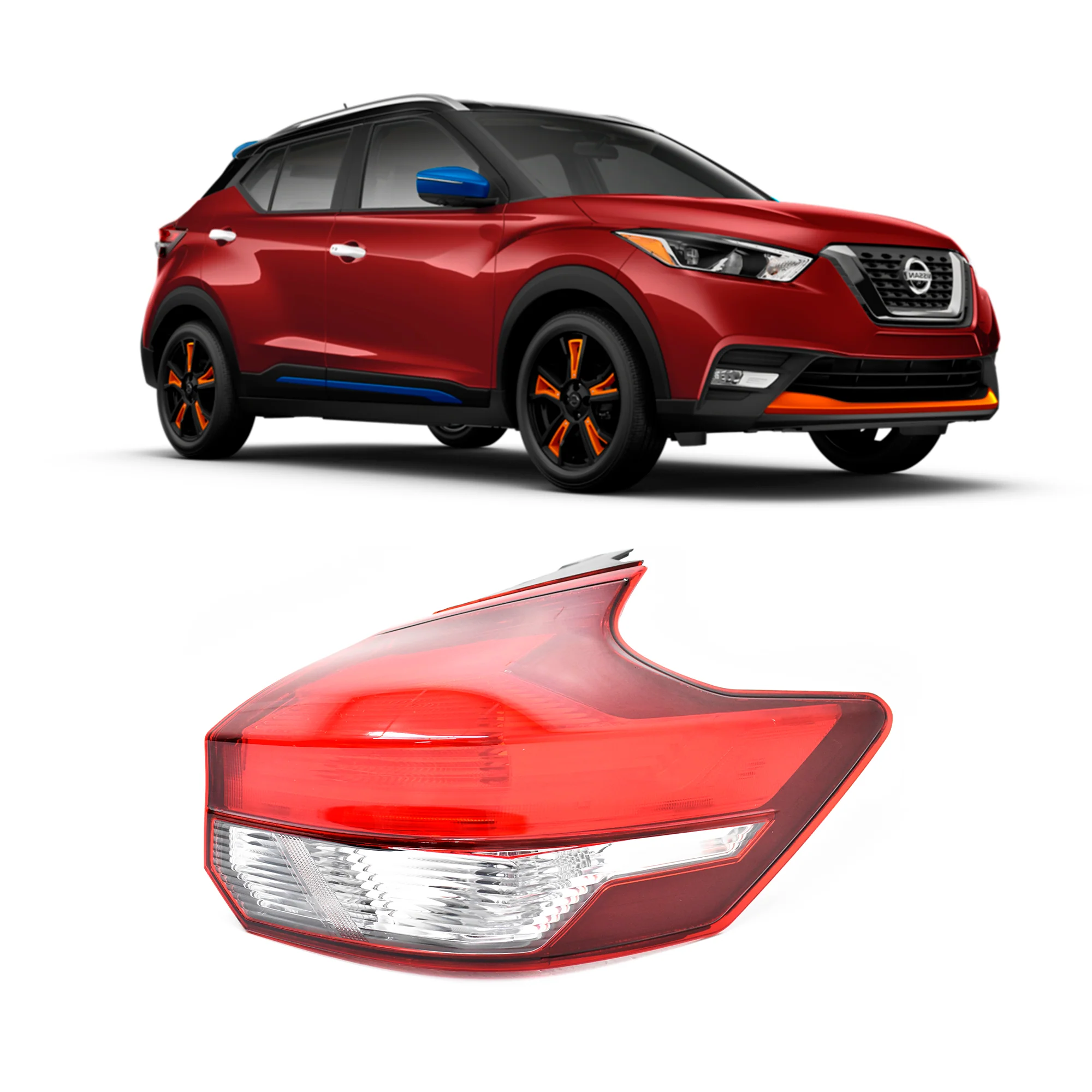Calavera Exterior Nissan Kicks 2017-2020 Derecho