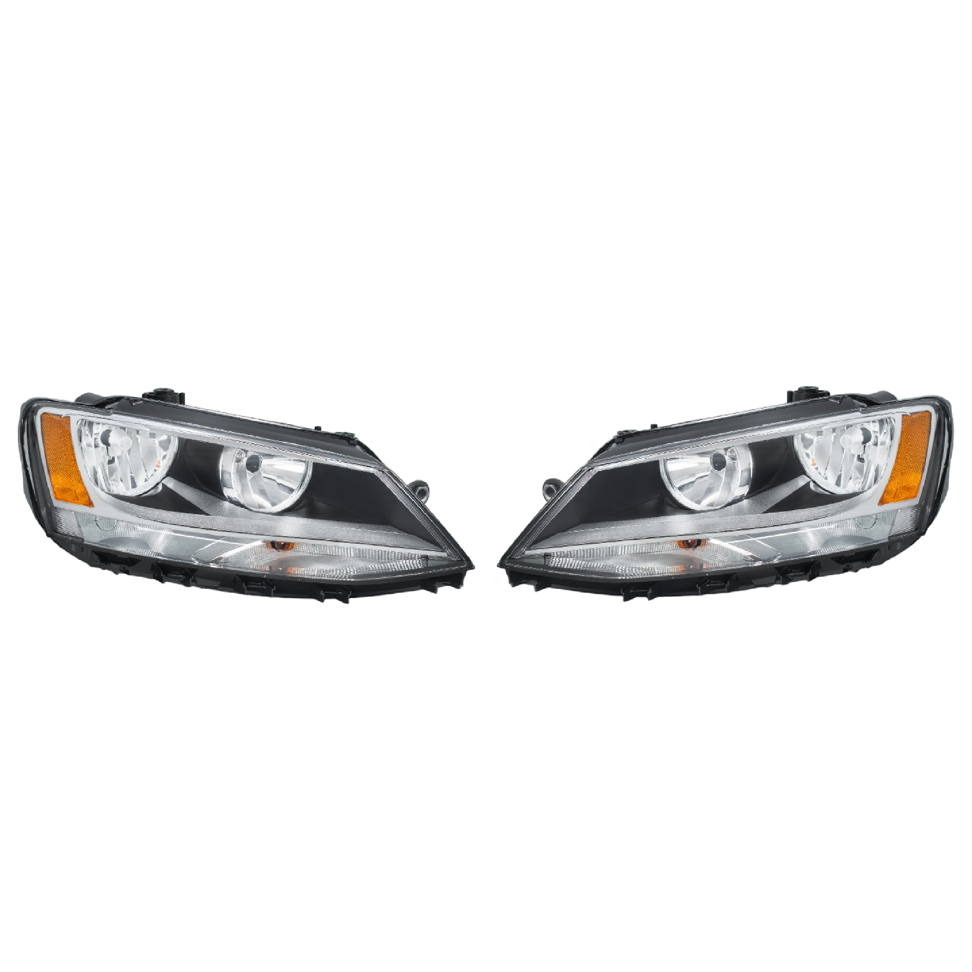 Par Faros Volkswagen Jetta bicentenario 2011–2018 para 1 cuarto