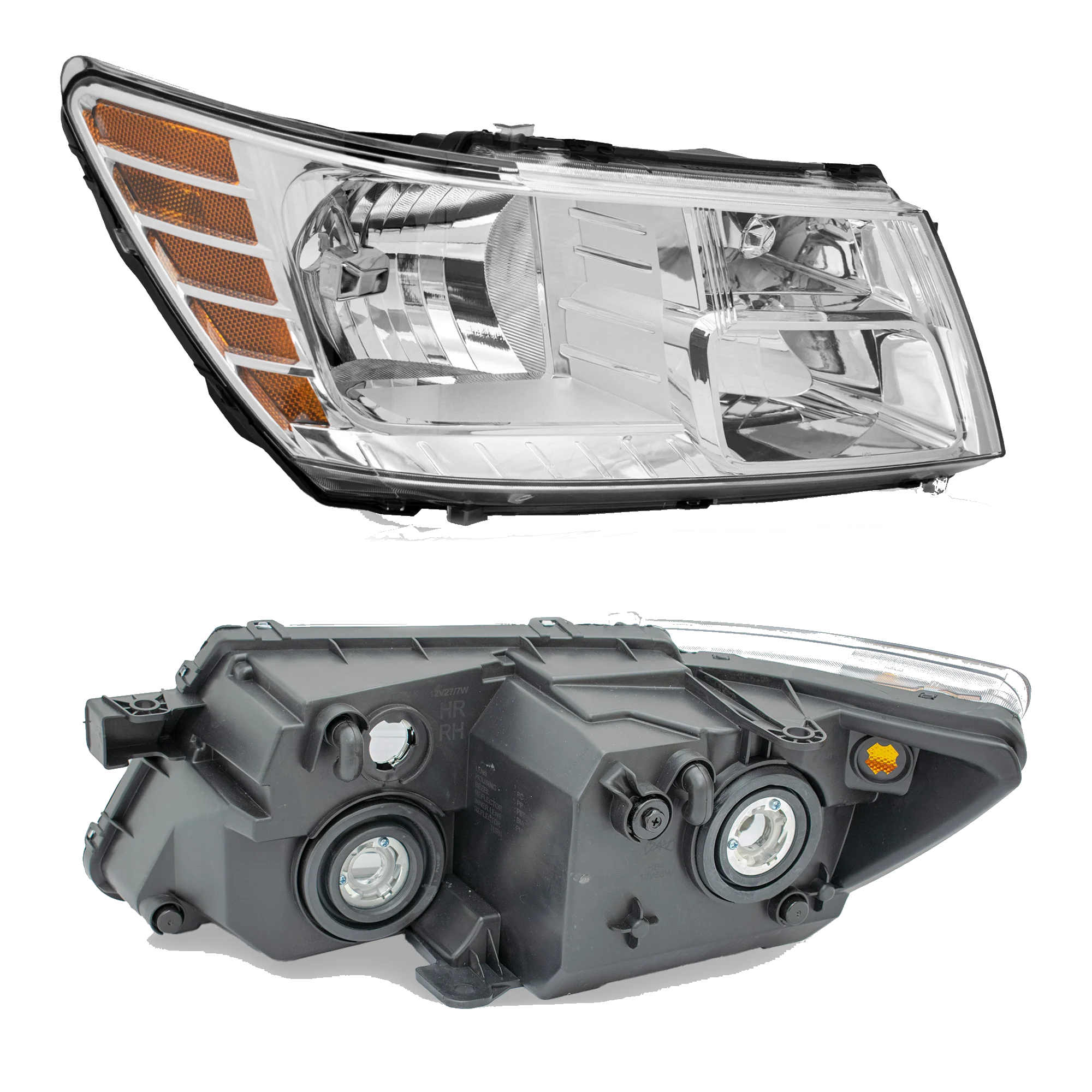 Faro Derecho Dodge Journey 2009–2017 Fondo Cromado