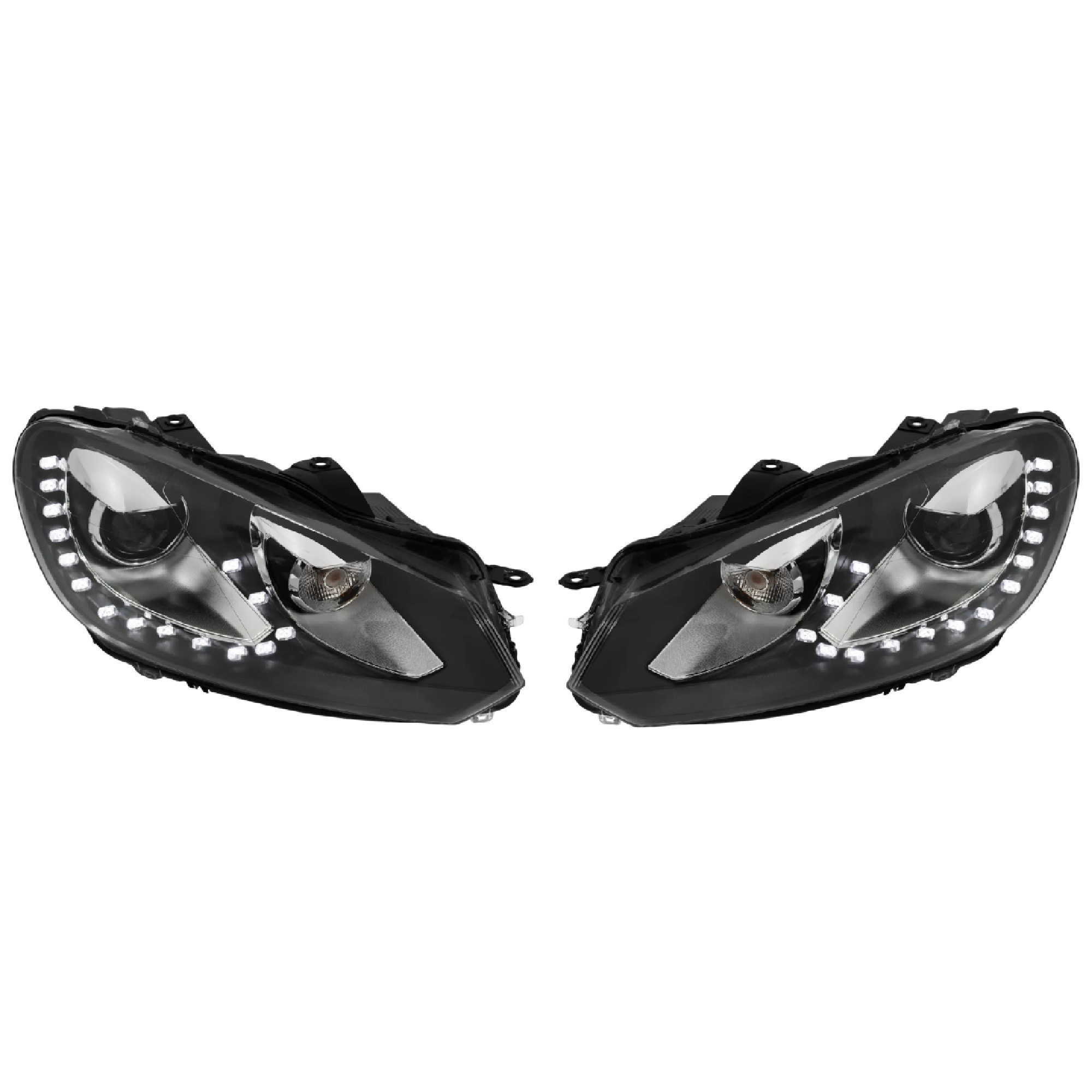 Par Faros DRL Volkswagen Golf Gti 2010–2012 Para Xenon Sin foco Sin balastra Electrico