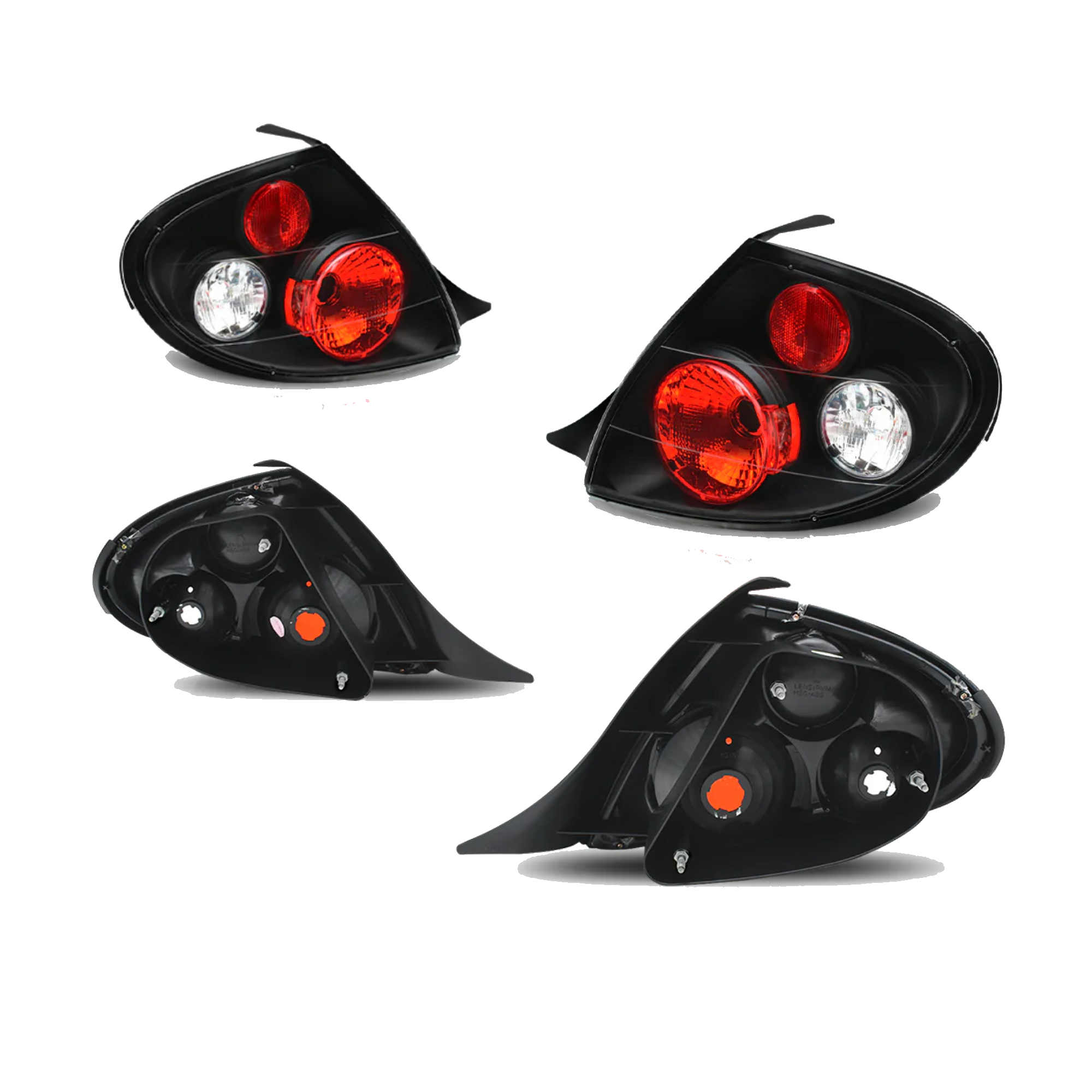 Par de Calaveras dodge Neon 2000-2002 Negras