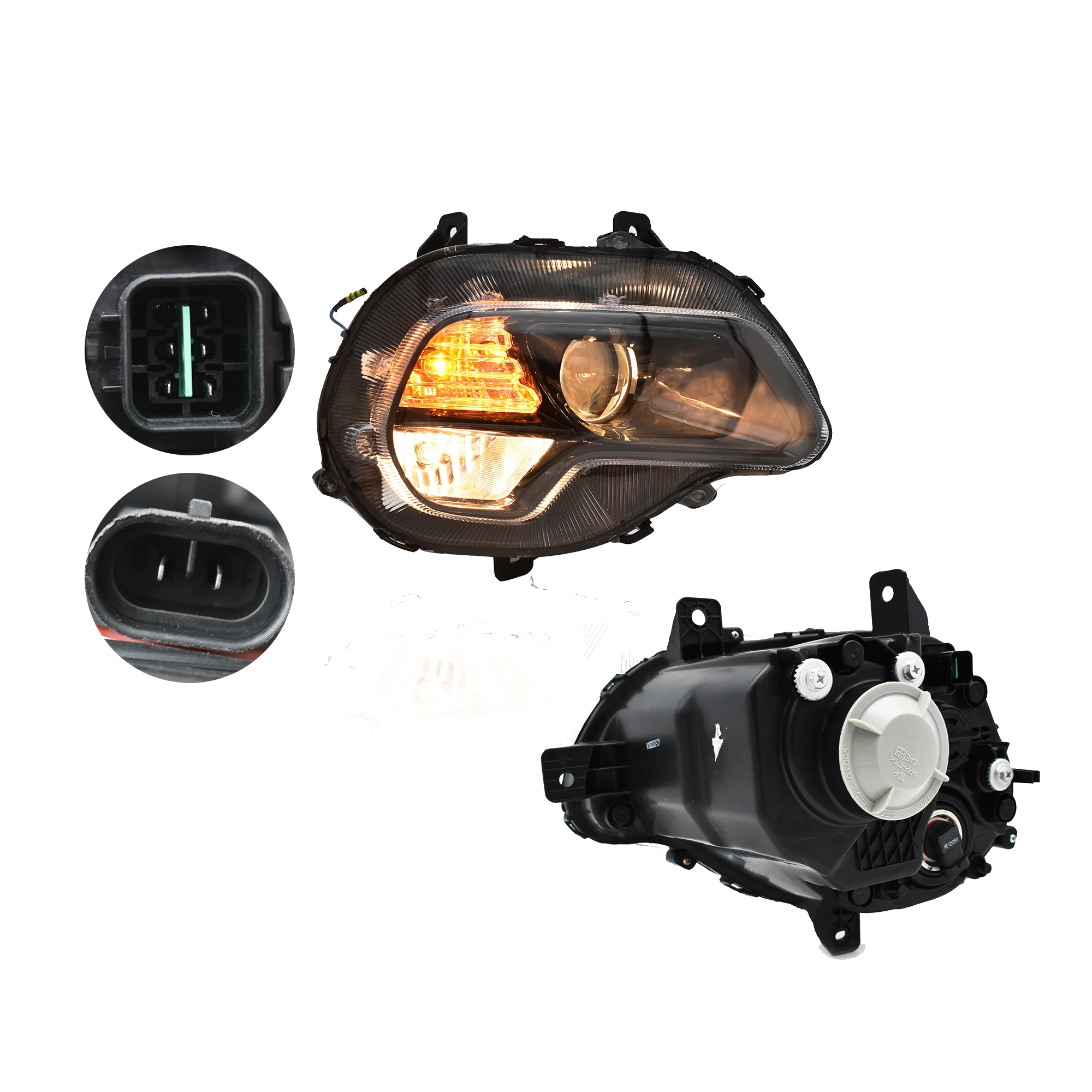 Faro Derecho Chevrolet Groove 2021–2025 lupa Con foco