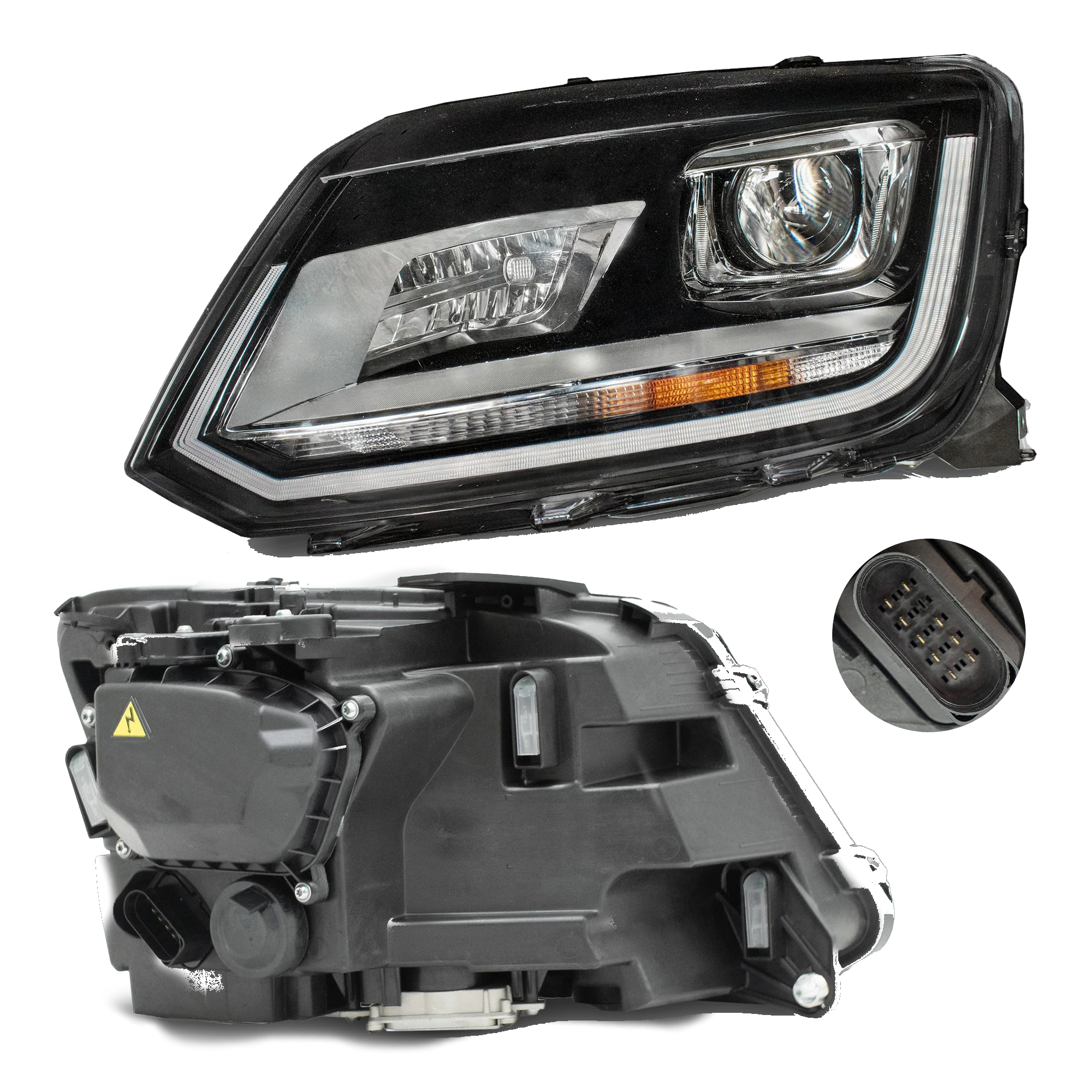 Faro Izquierdo Volkswagen Amarok 2018–2023 Con luz de dia, Con Xenon Con balastra