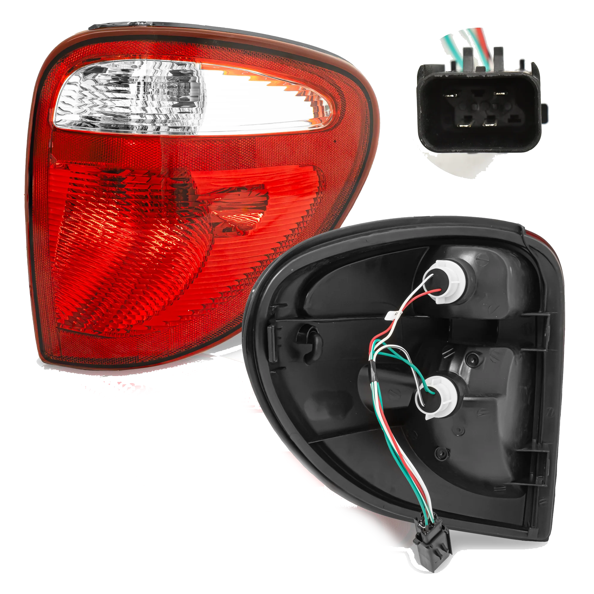Calavera Chrysler Grand Voyager/ Dodge Caravan P/2 Focos 2004-2007 Con focos Derecho