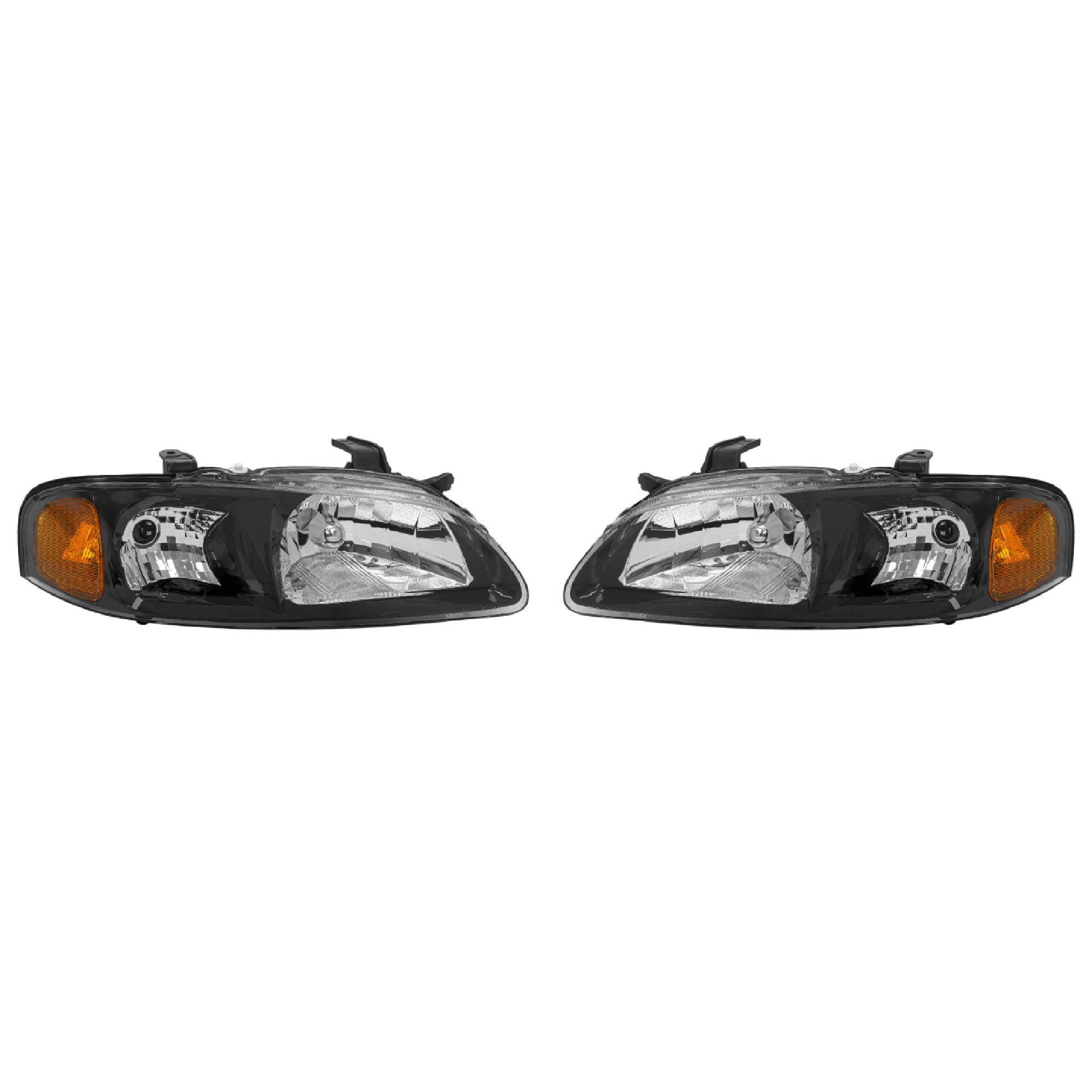 Par Faros Nissan Sentra 2000–2003 Fondo Negro