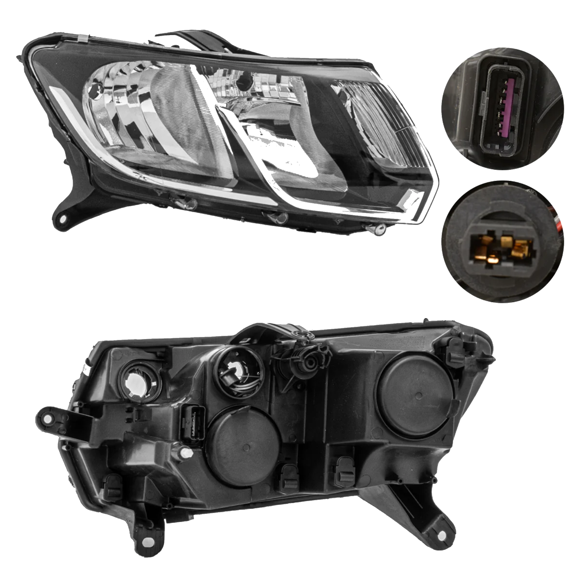 Faro Derecho Renault Stepwway 20162019/ Logan 20152017/ Sandero 20172018 Con Filo Cromado
