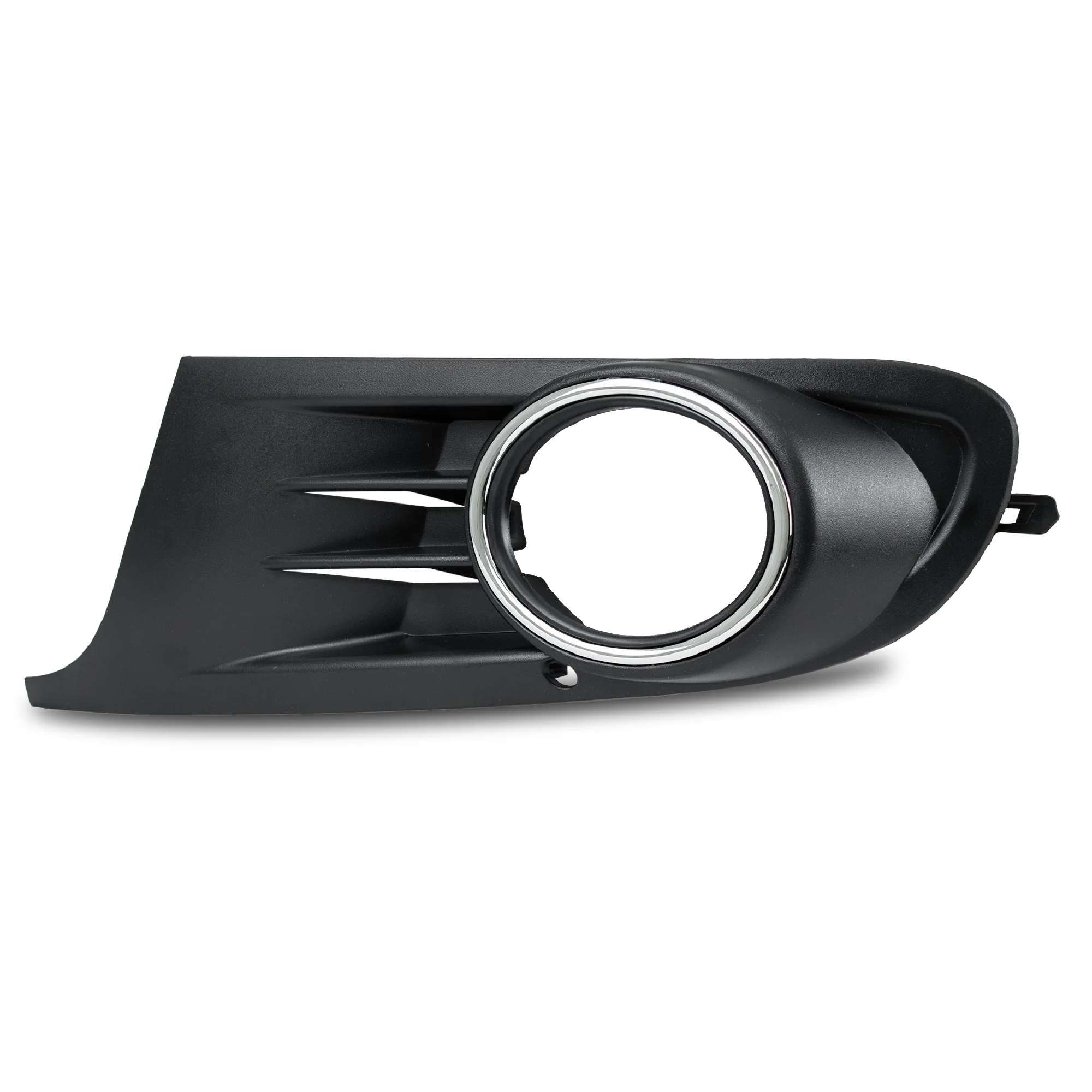 Rejilla Volkswagen Golf 2009-2013 Para Faro Niebla Con Moldura Cromada Izquierda