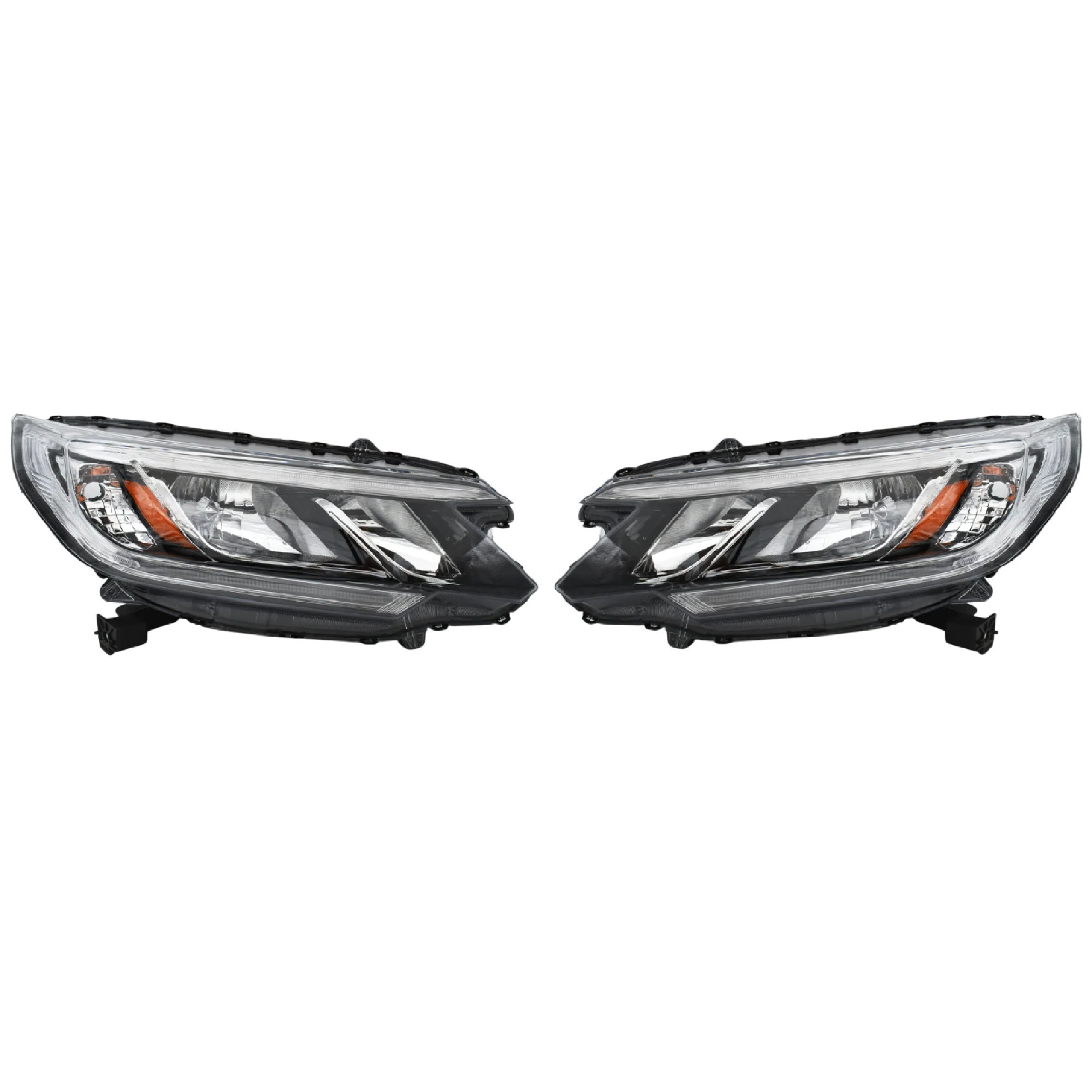 Par Faros Honda Crv 2015–2016 Con luz de dia