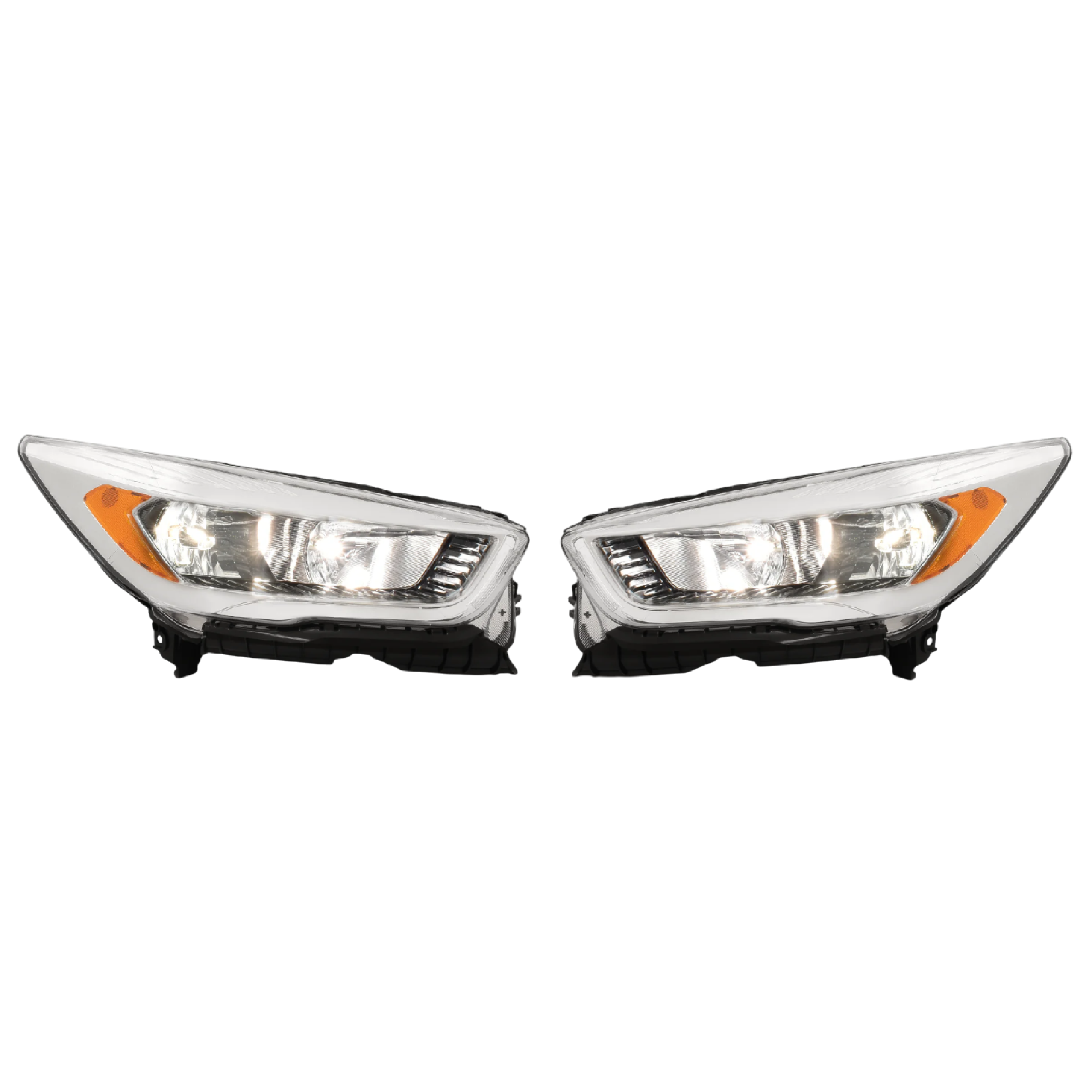 Par Faros Ford Escape 2017–2019 Con foco halogeno