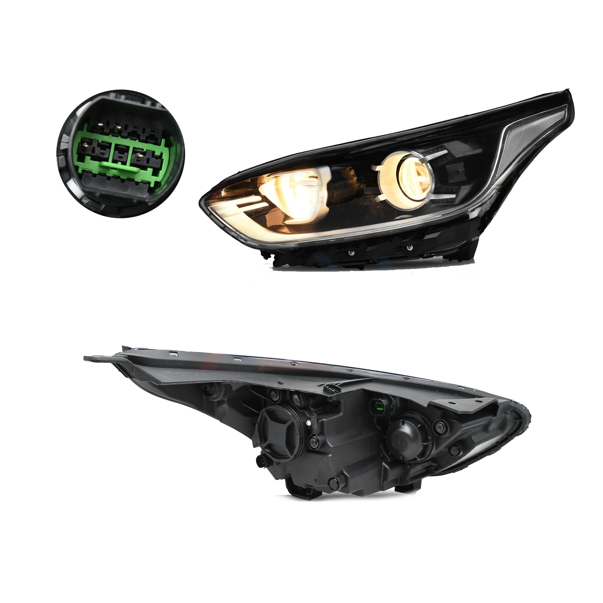 Faro Izquierdo Halogeno Kia Forte 2019–2021