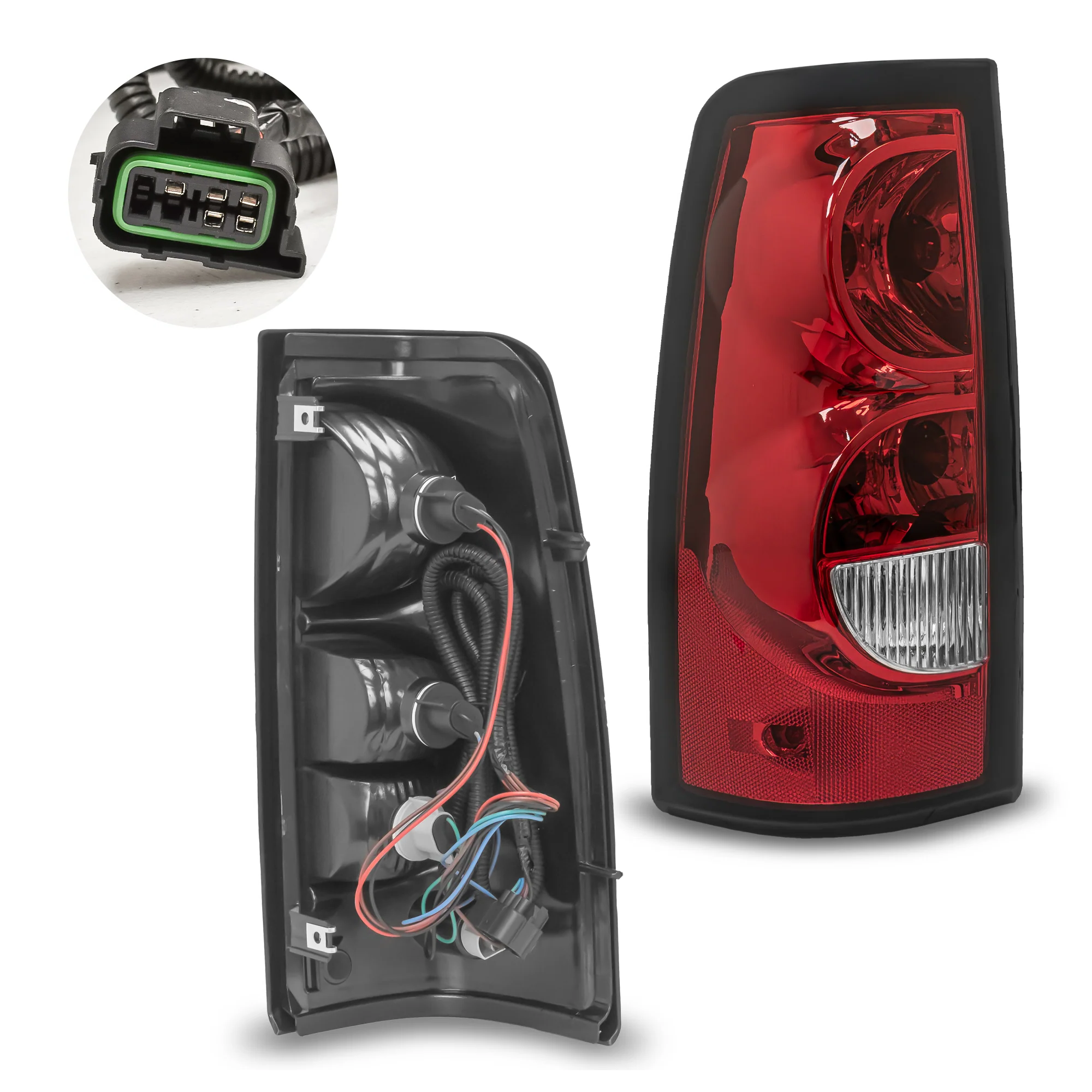 Calavera Chevrolet Silverado Cheyenne 2003-2006 Con Focos Izquierdo