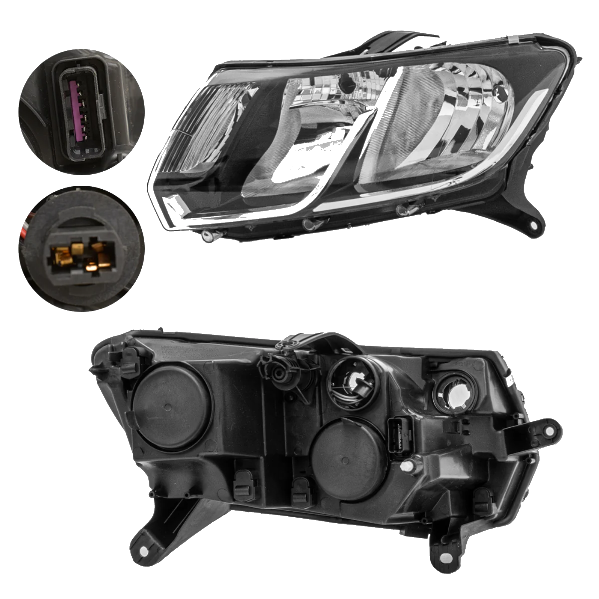 Faro Izquierdo Renault Stepwway 20162019/ Logan 20152017/ Sandero 20172018 Con Filo Cromado