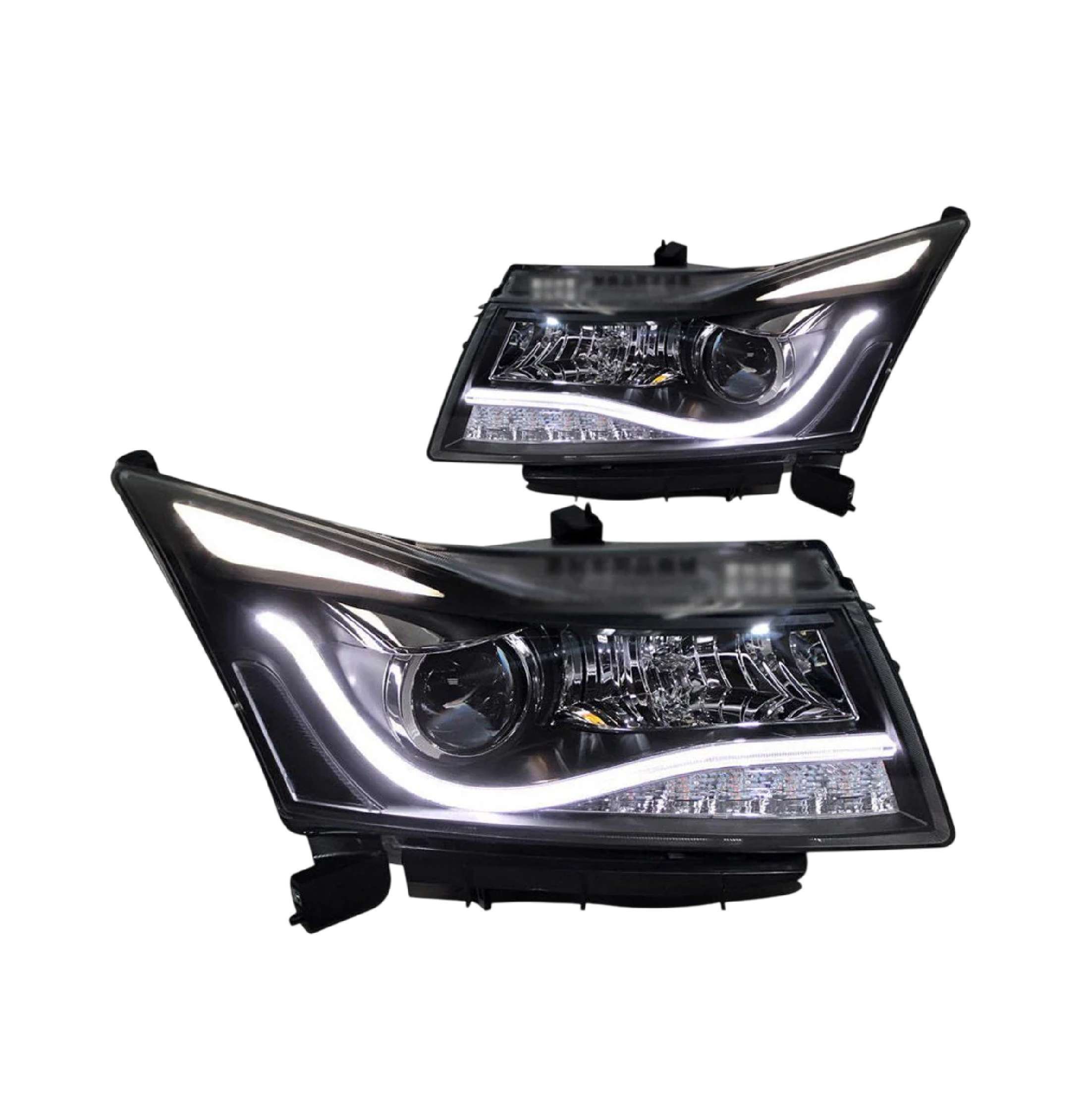 Par faros Chevrolet Cruze 2010–2016 Con Lupa Luz De Dia