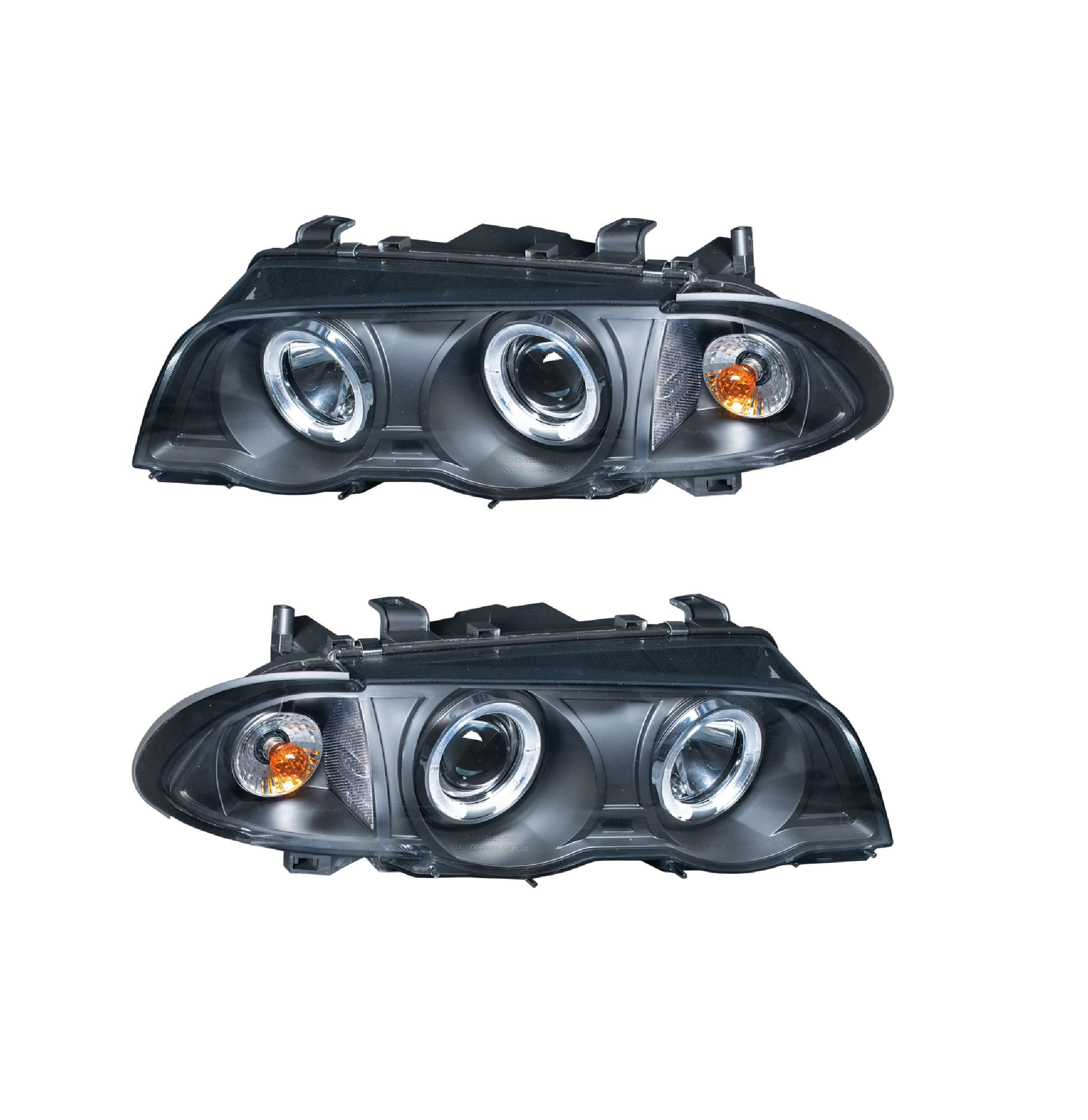 Par faros Bm Serie 3 1999–2001 Con Lupa Y Ojo De Angel