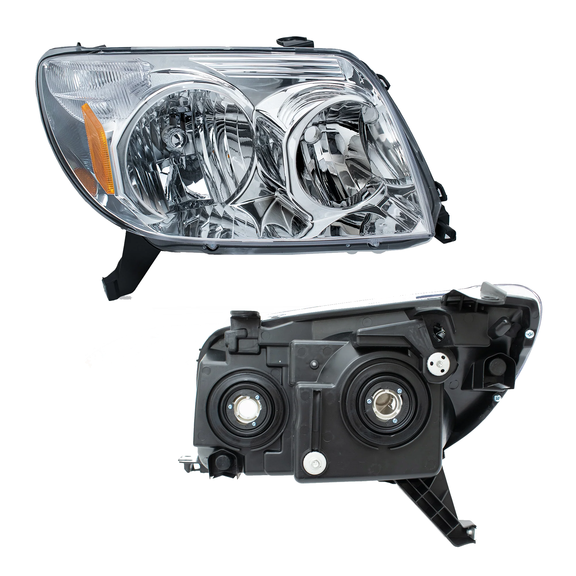 Faro Derecho Toyota 4Runner Fondo Cromado 2003–2005