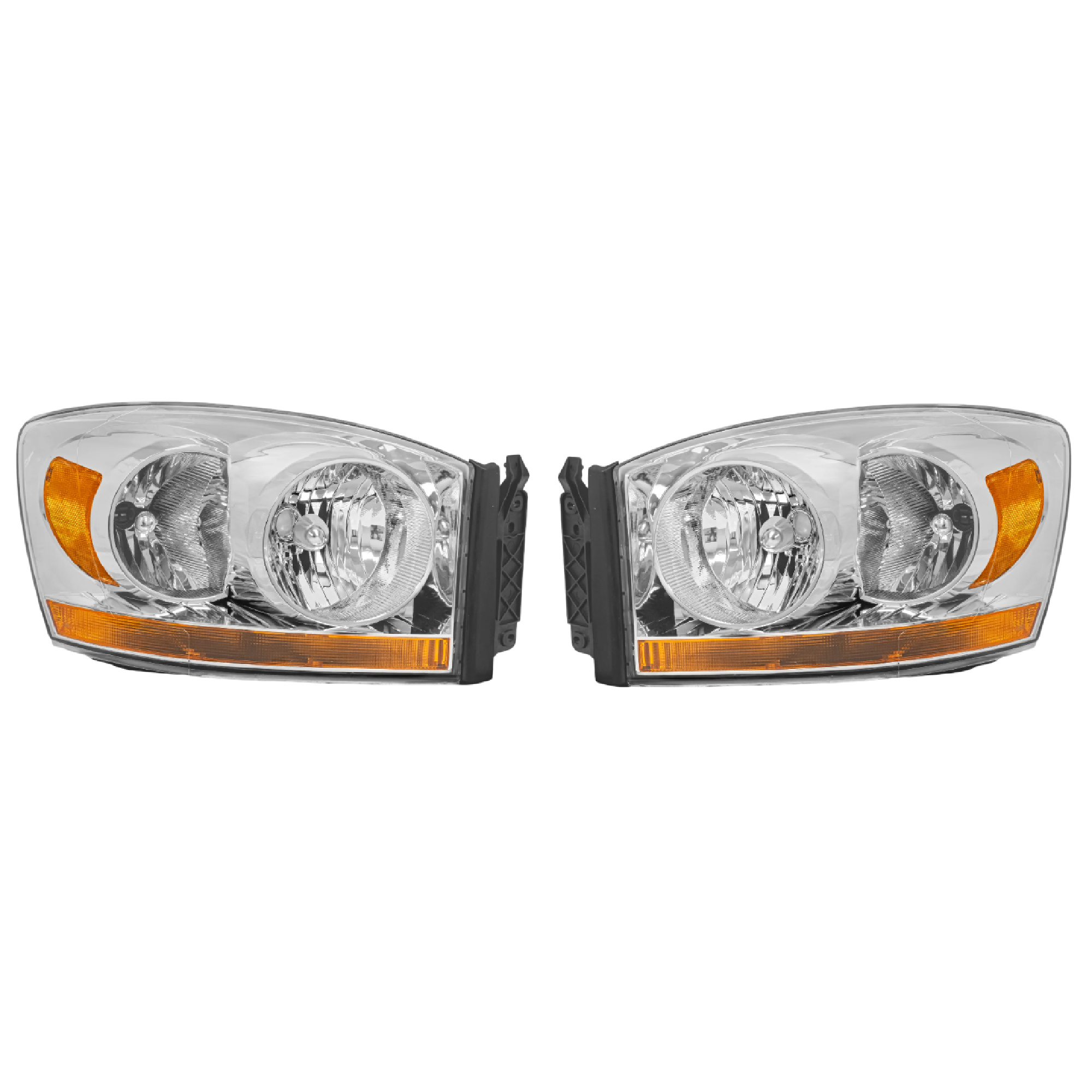 Par Faros Dodge Ram 2006–2008 franja naranja