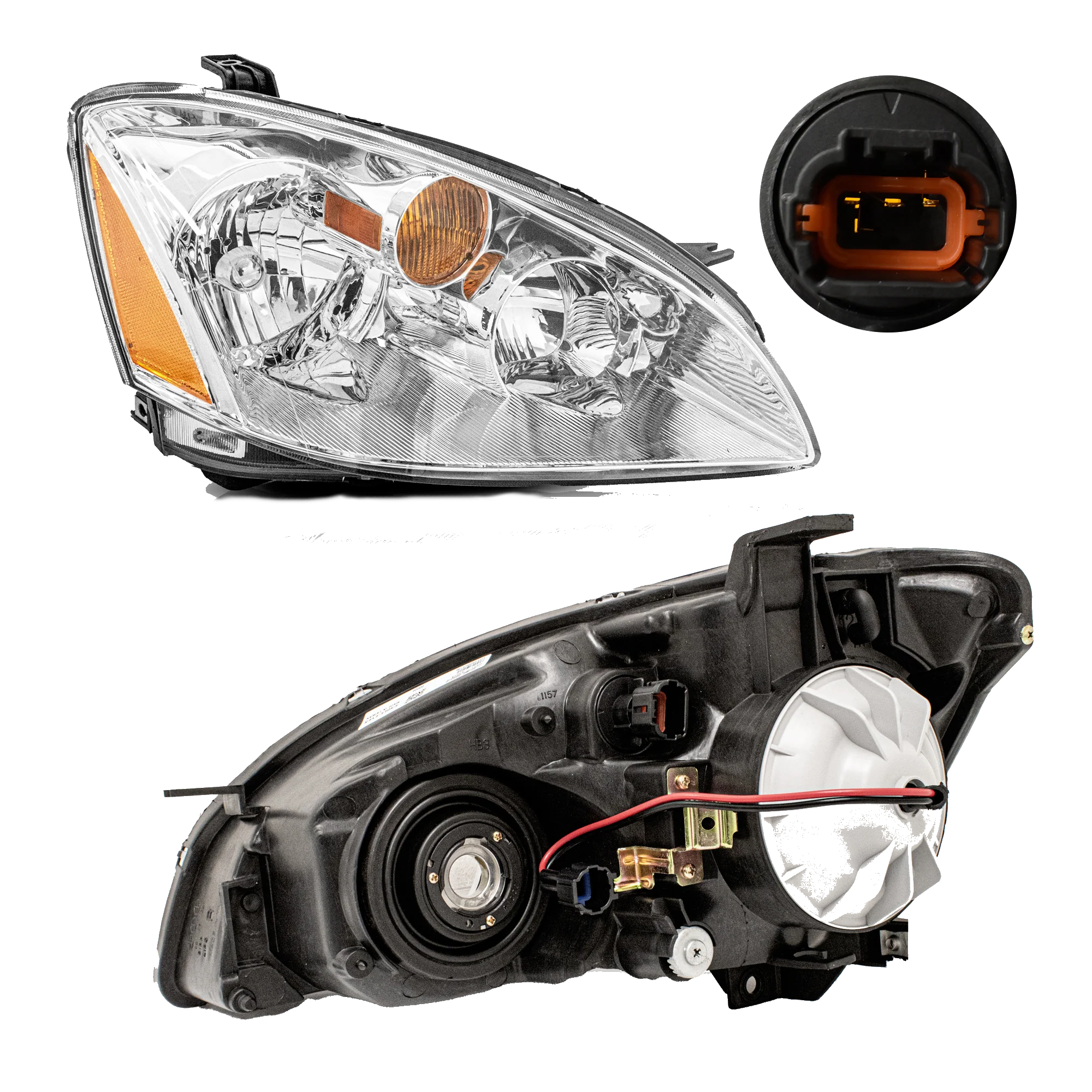 Faro Derecho Nissan Altima 2002–2004