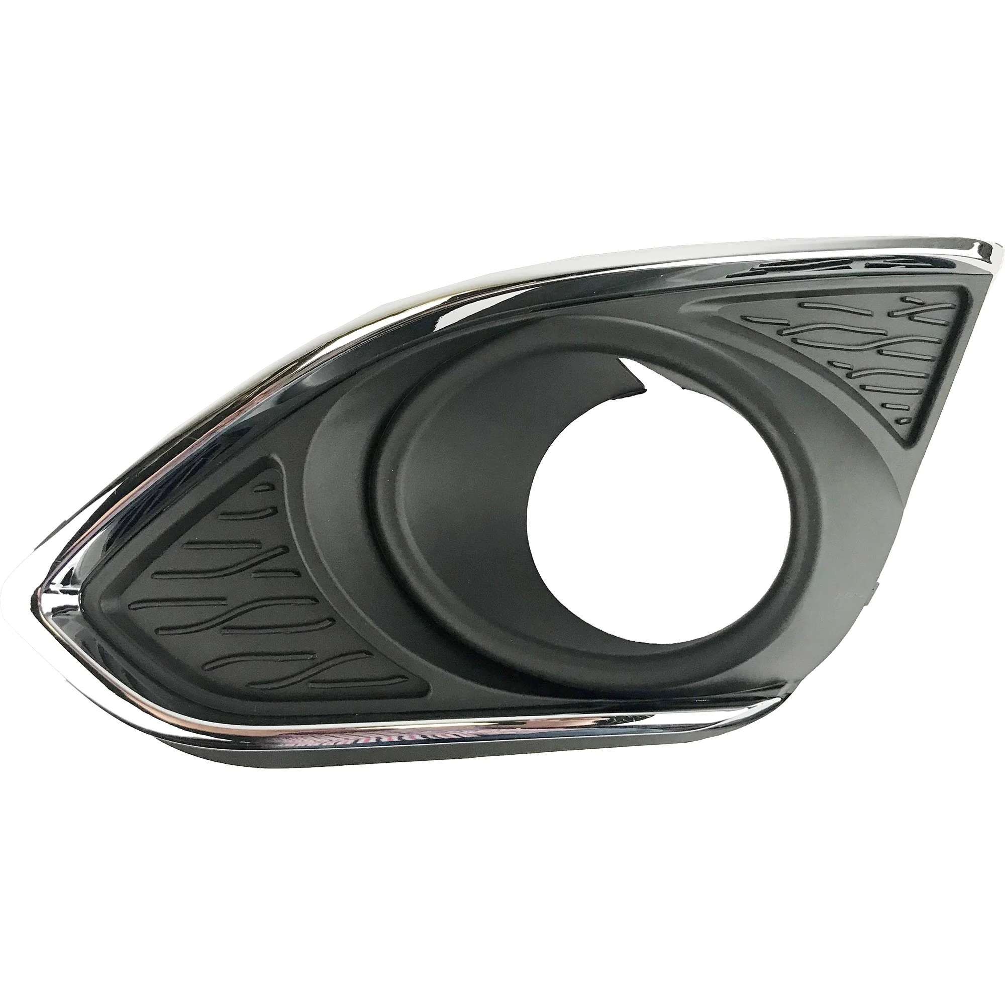 Rejilla Chevrolet Spark 2013-2016 Para Faro Niebla Con Moldura Cromada Izquierda