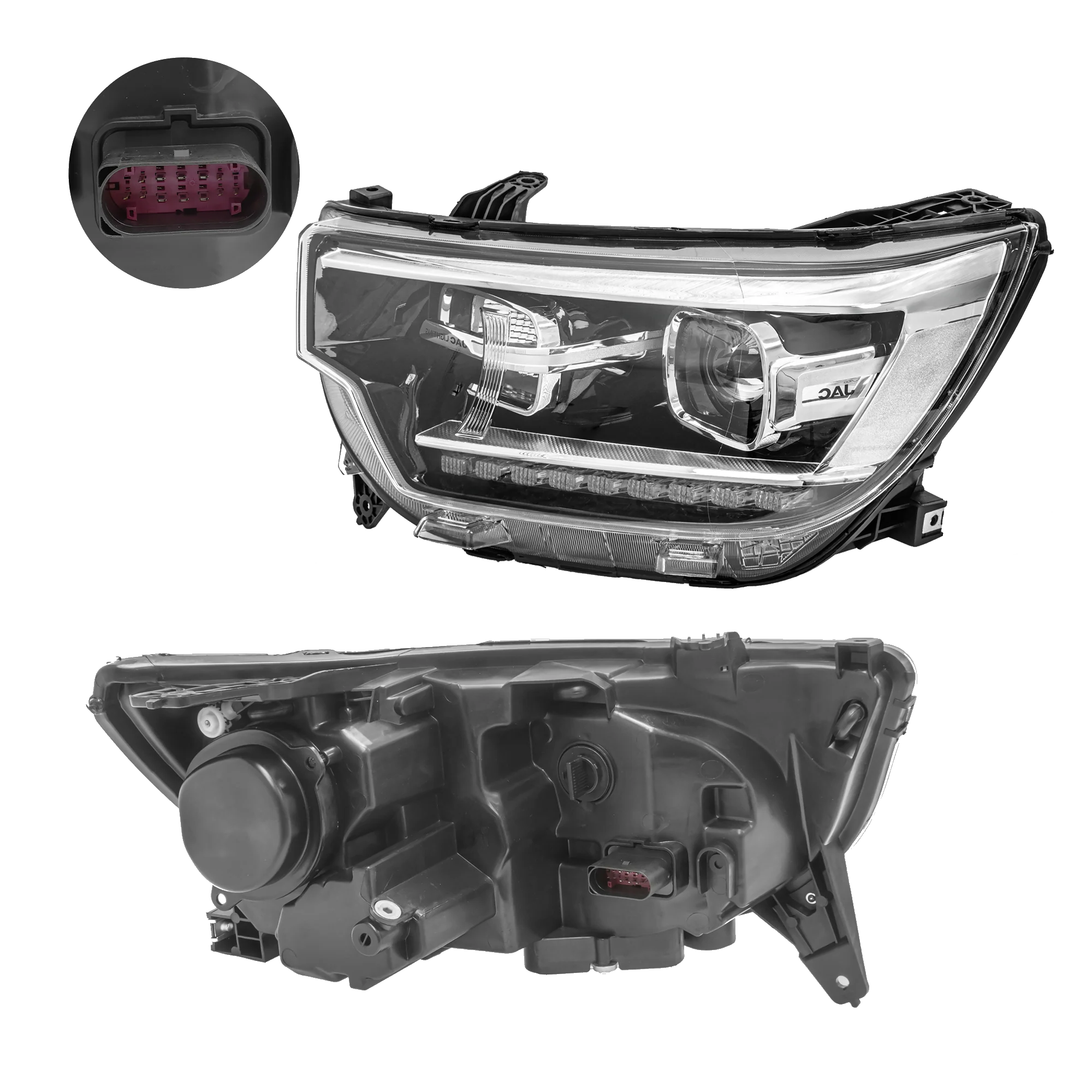 Faro Izquierdo Full LED Jac Frison T8 2020–2025