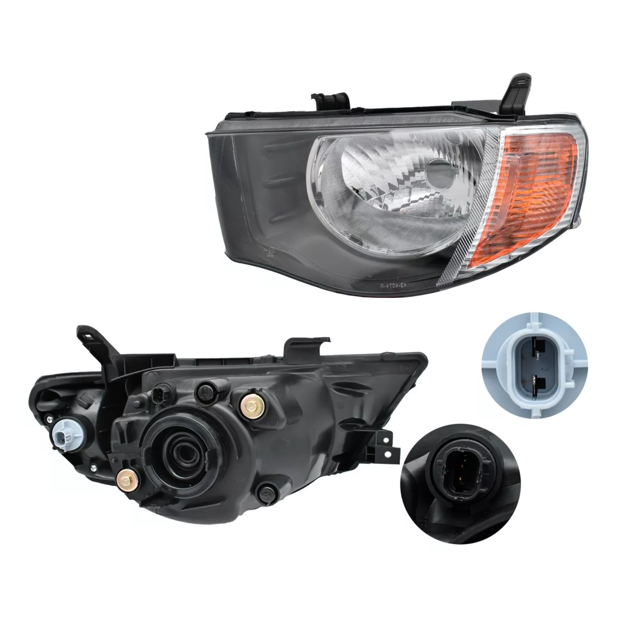 Faro Izquierdo Mitsubishi L200 2008–2015 cuarto ambar