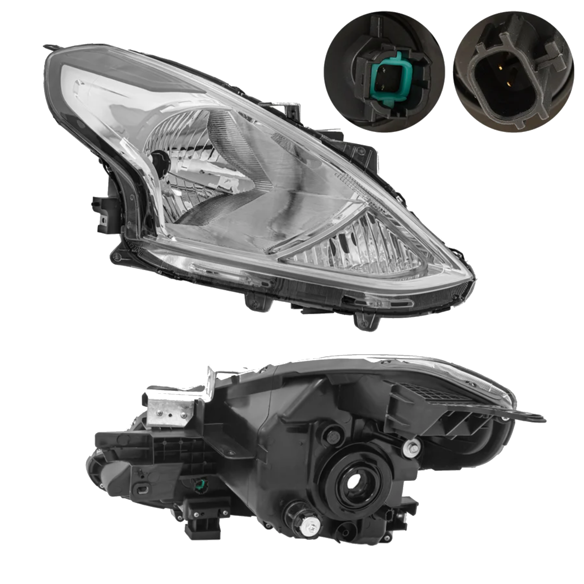 Faro Derecho Nissan Versa 2015–2019 electrico