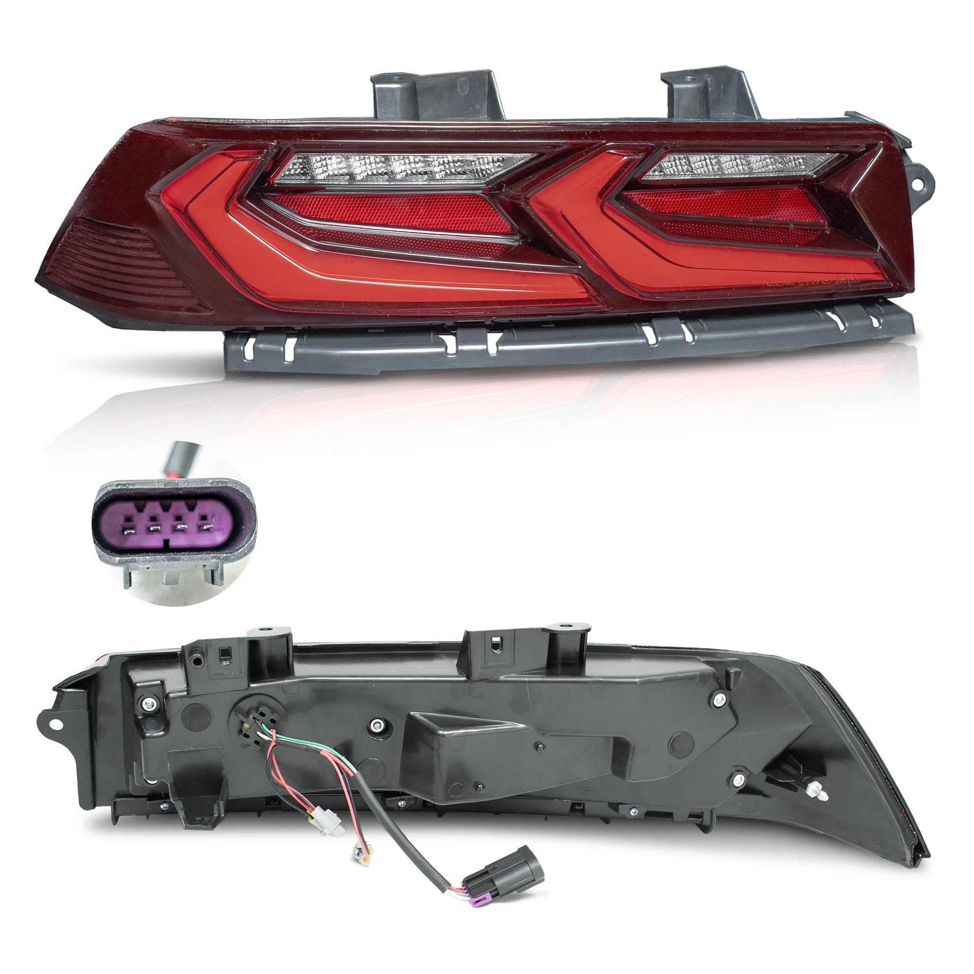 Par de Calaveras Chevrolet Camaro 2014-2015 Full LED