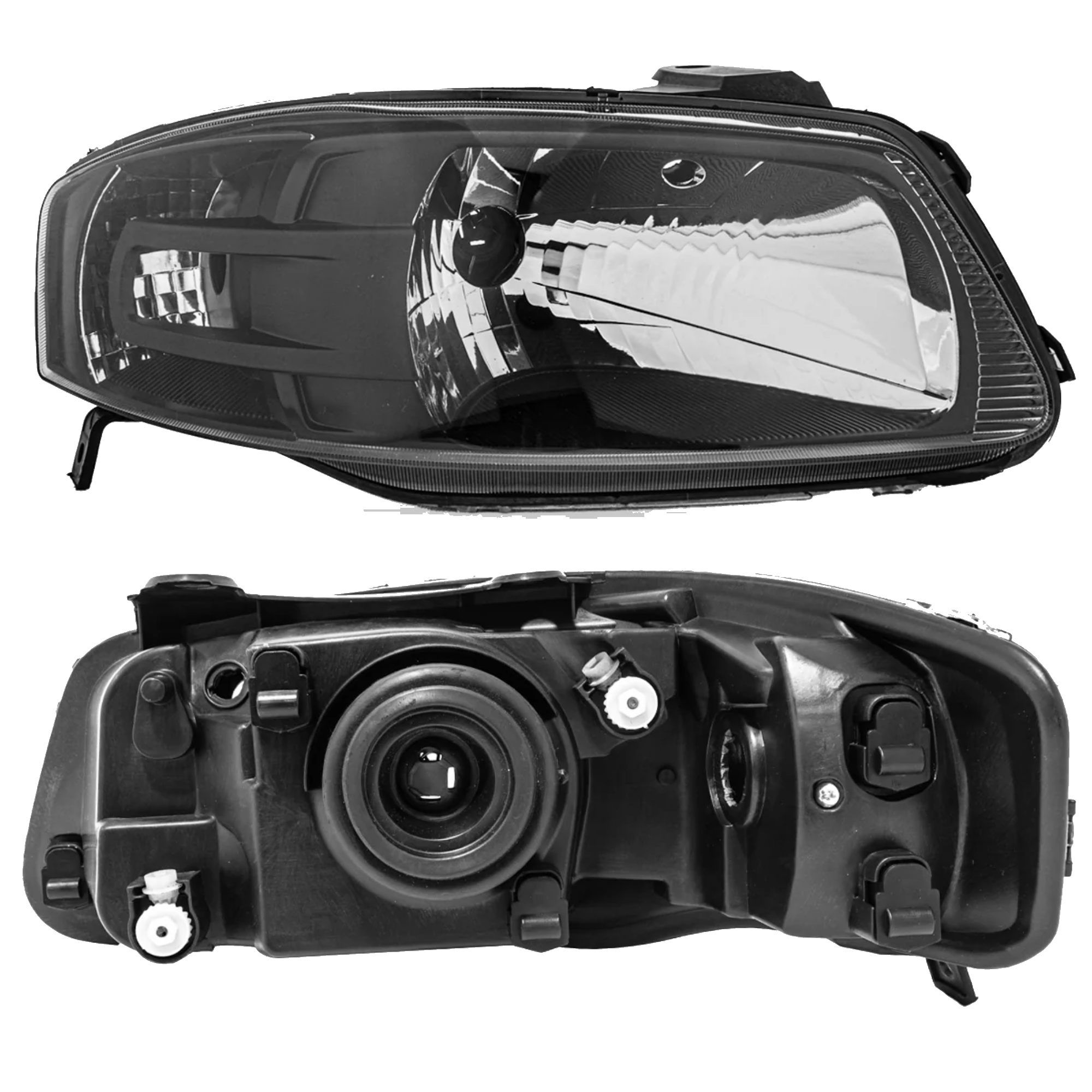 Faro Derecho Volkswagen Pointer 2006–2009 Fondo Negro
