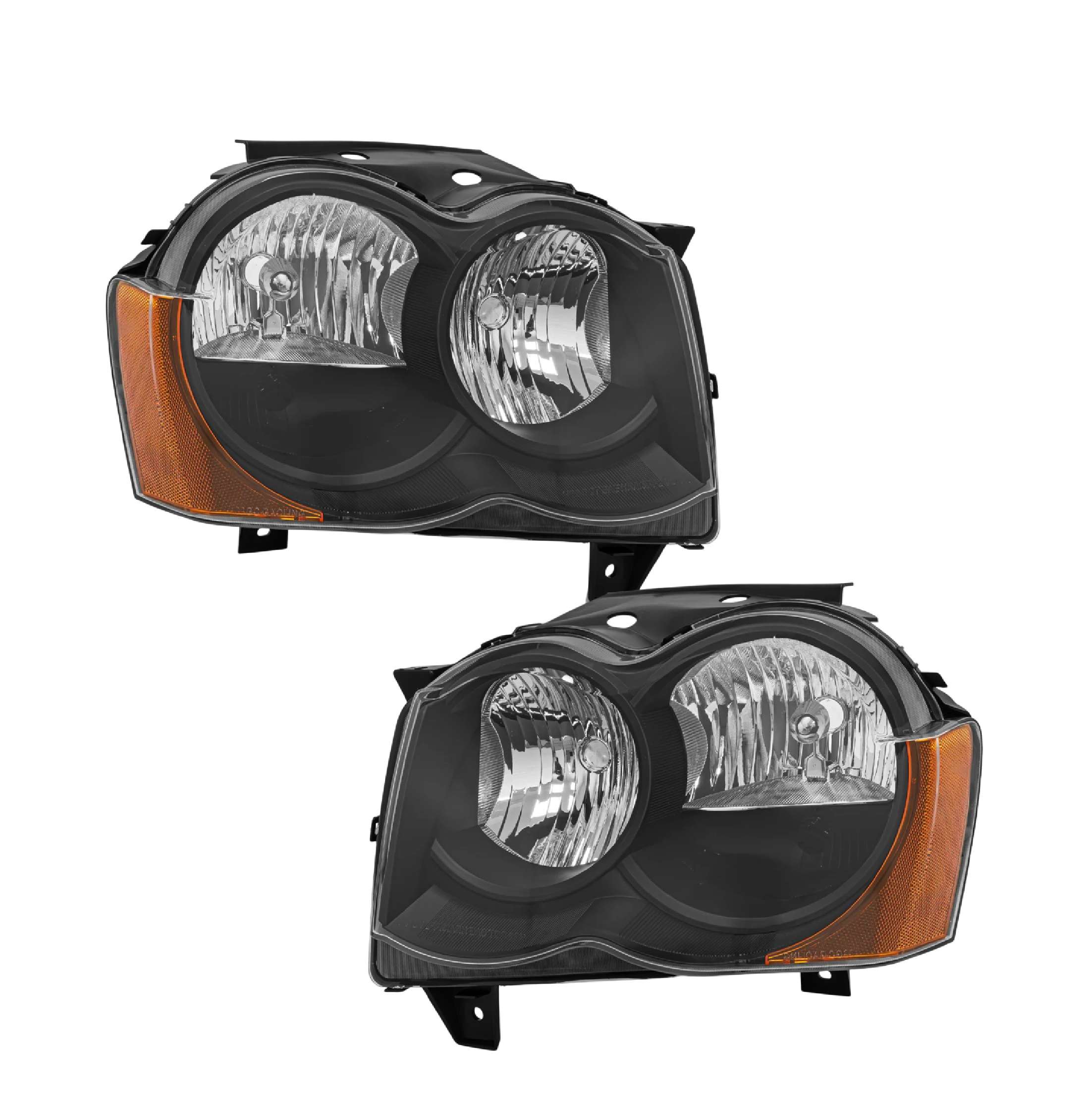 Par faros Jeep Cherokee 2008–2010 Negros