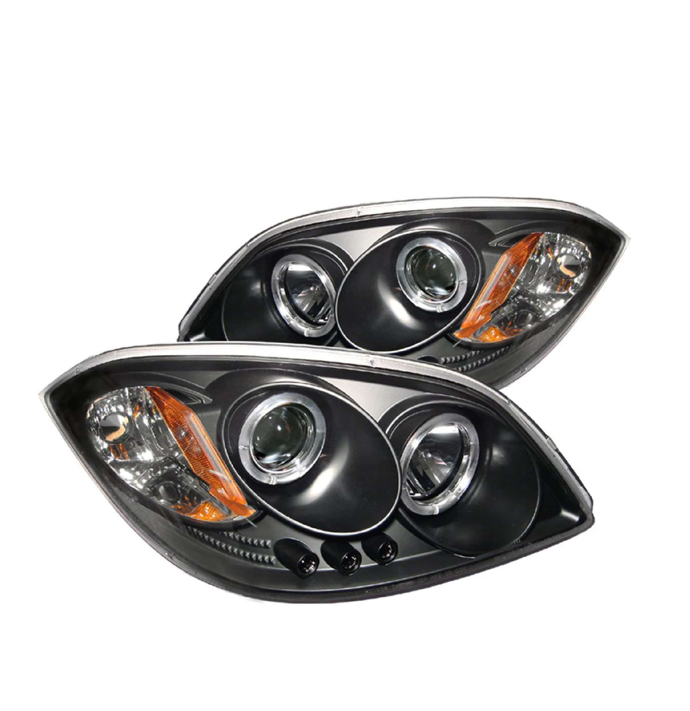 Par faros Pontiac G5 2005–2013 Con Lupa Y Ojo De Angel